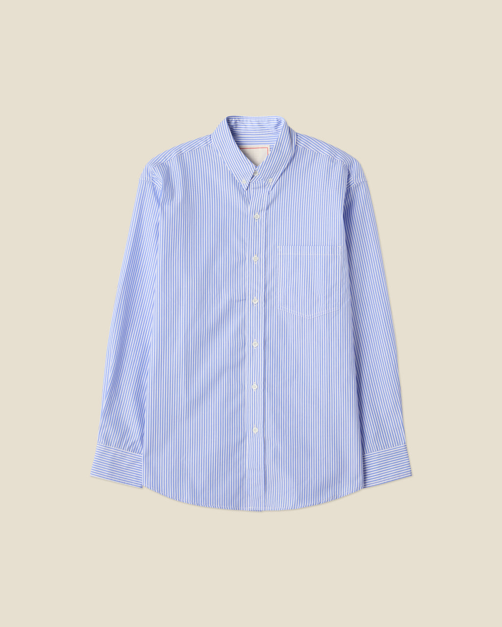 Theo White Blue Striped