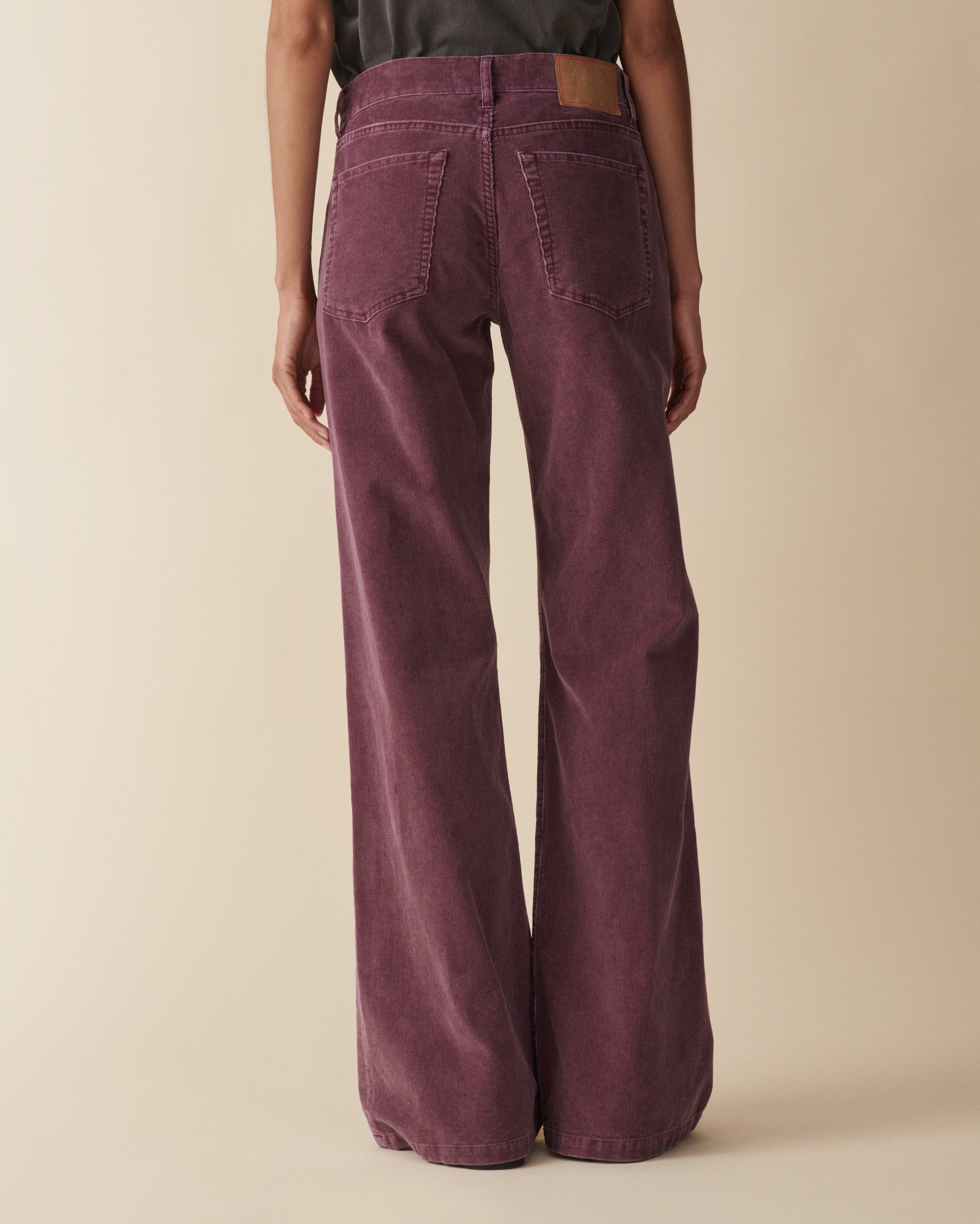 Kyoto Washed Burgundy Corduroy
