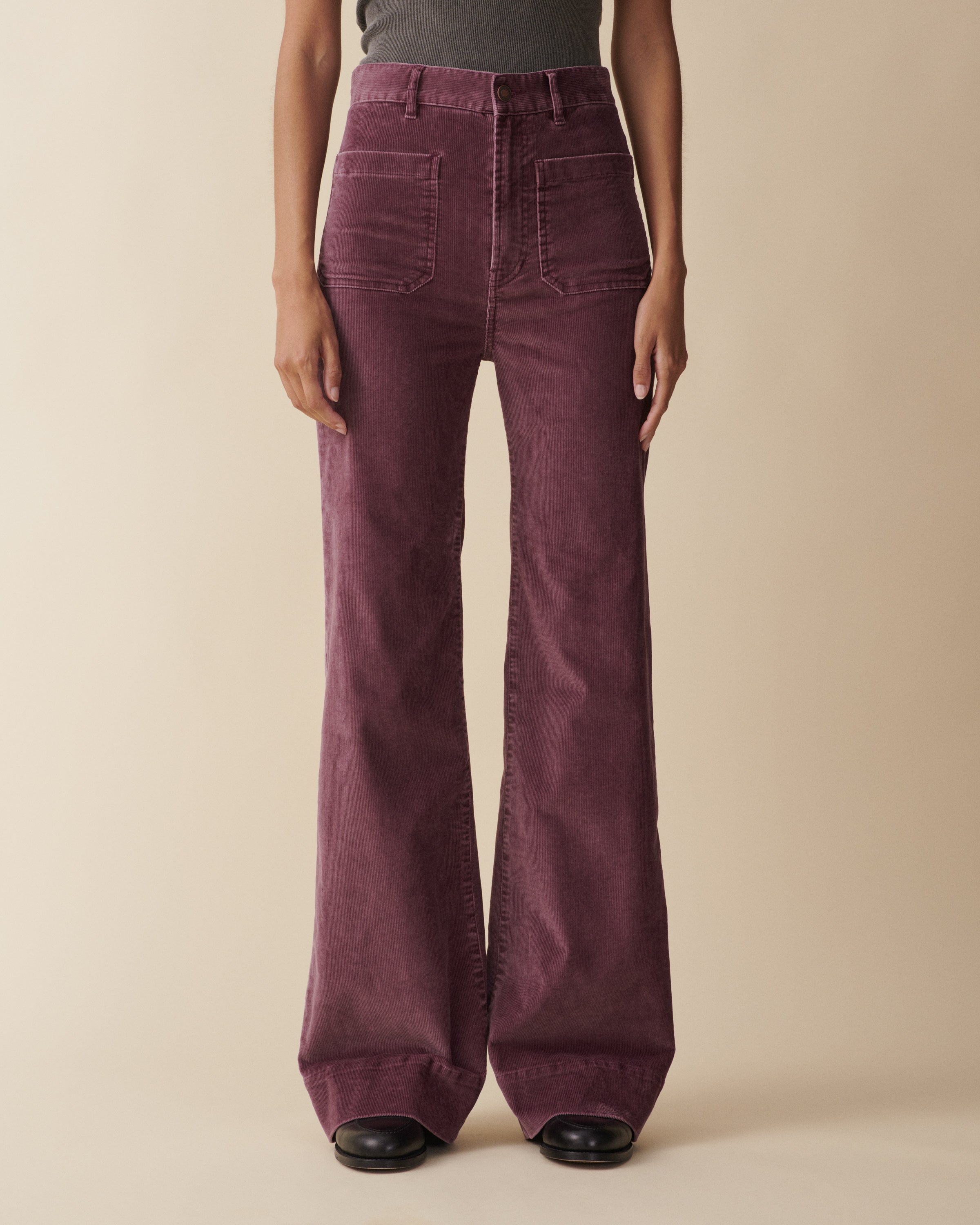 St Monica Burgundy Corduroy