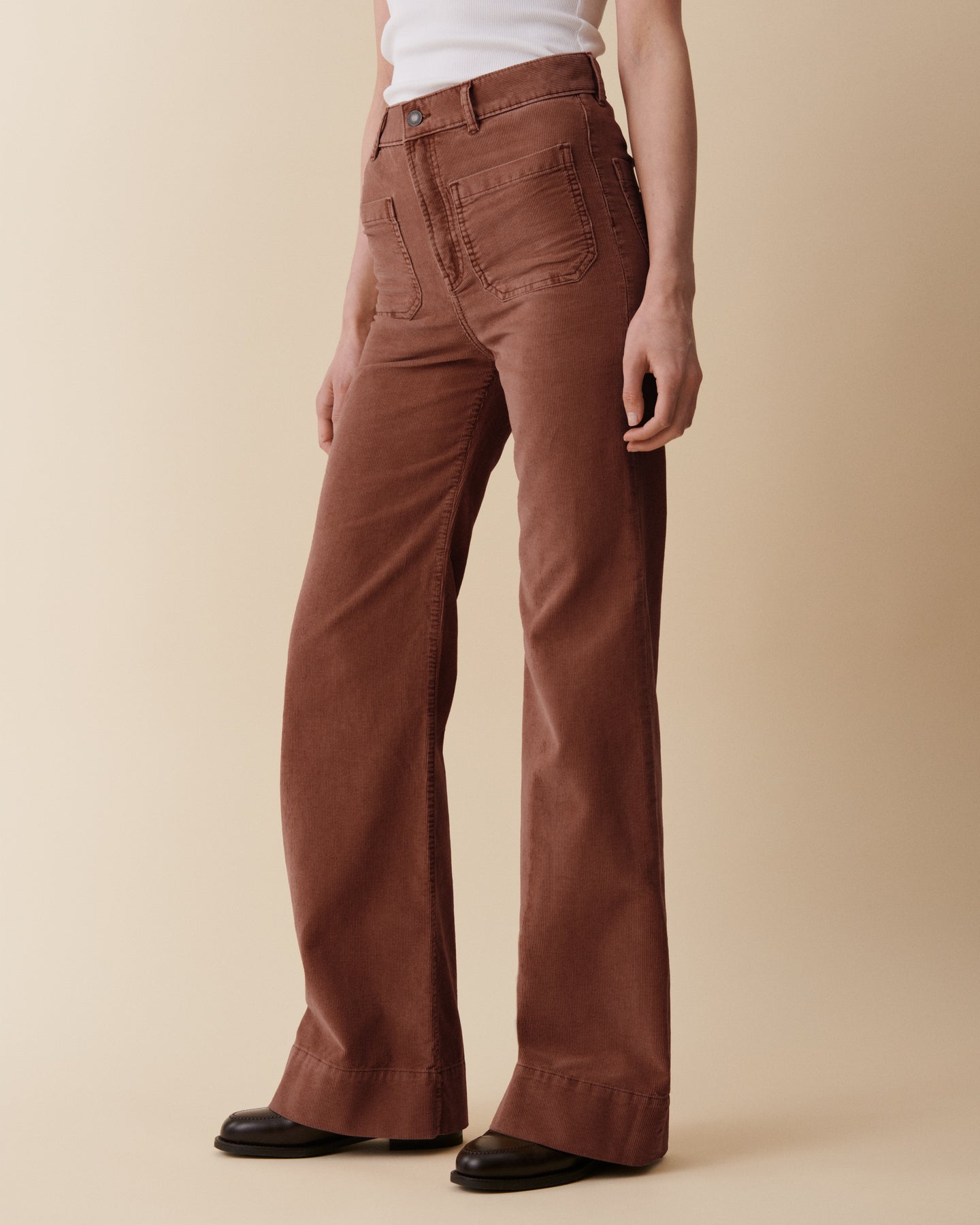 St Monica Brown Corduroy