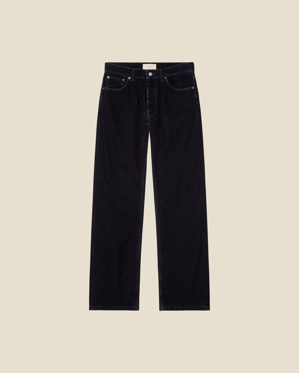 Vega Blue Flock Corduroy