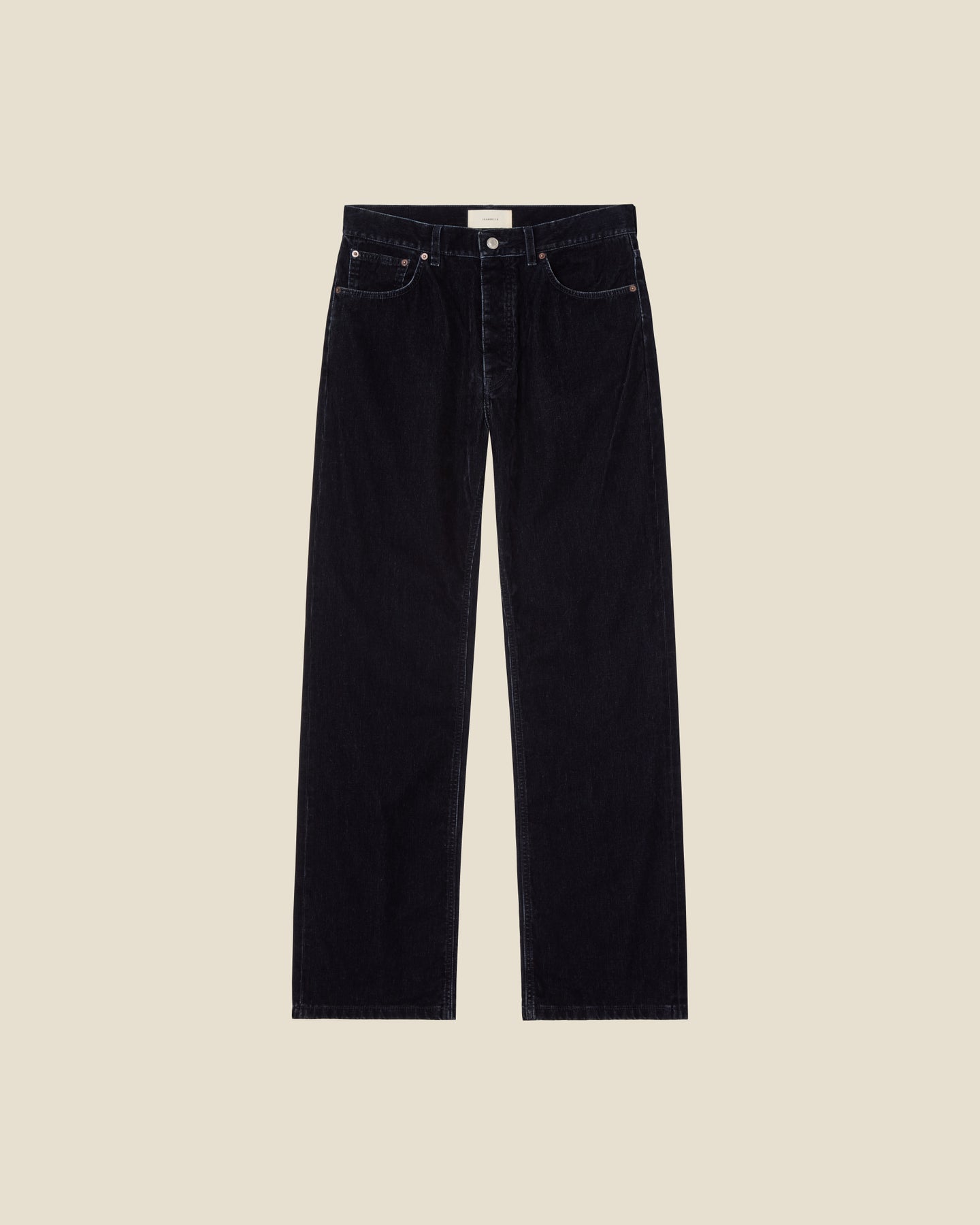 Vega Blue Flock Corduroy