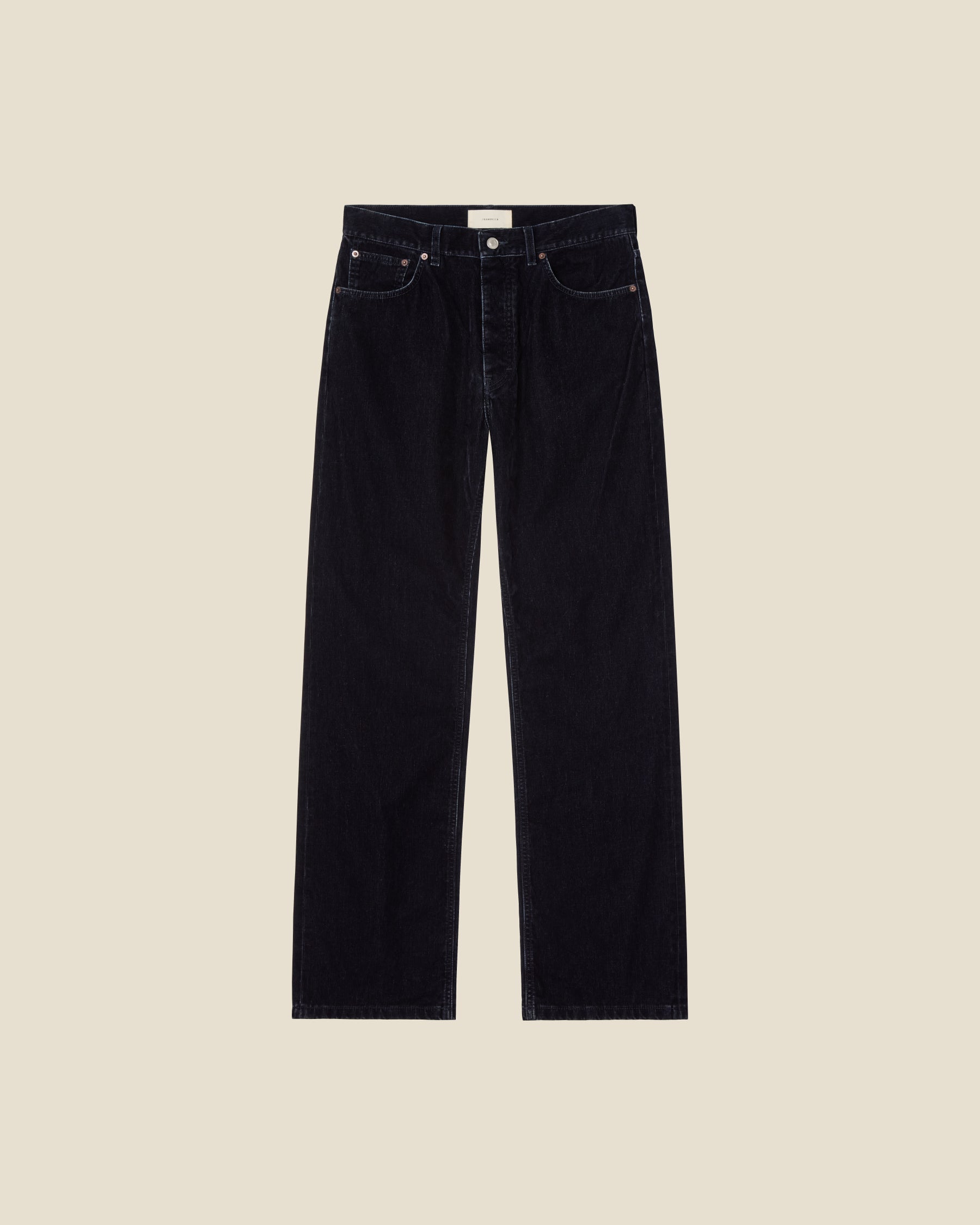 Vega Blue Flock Corduroy