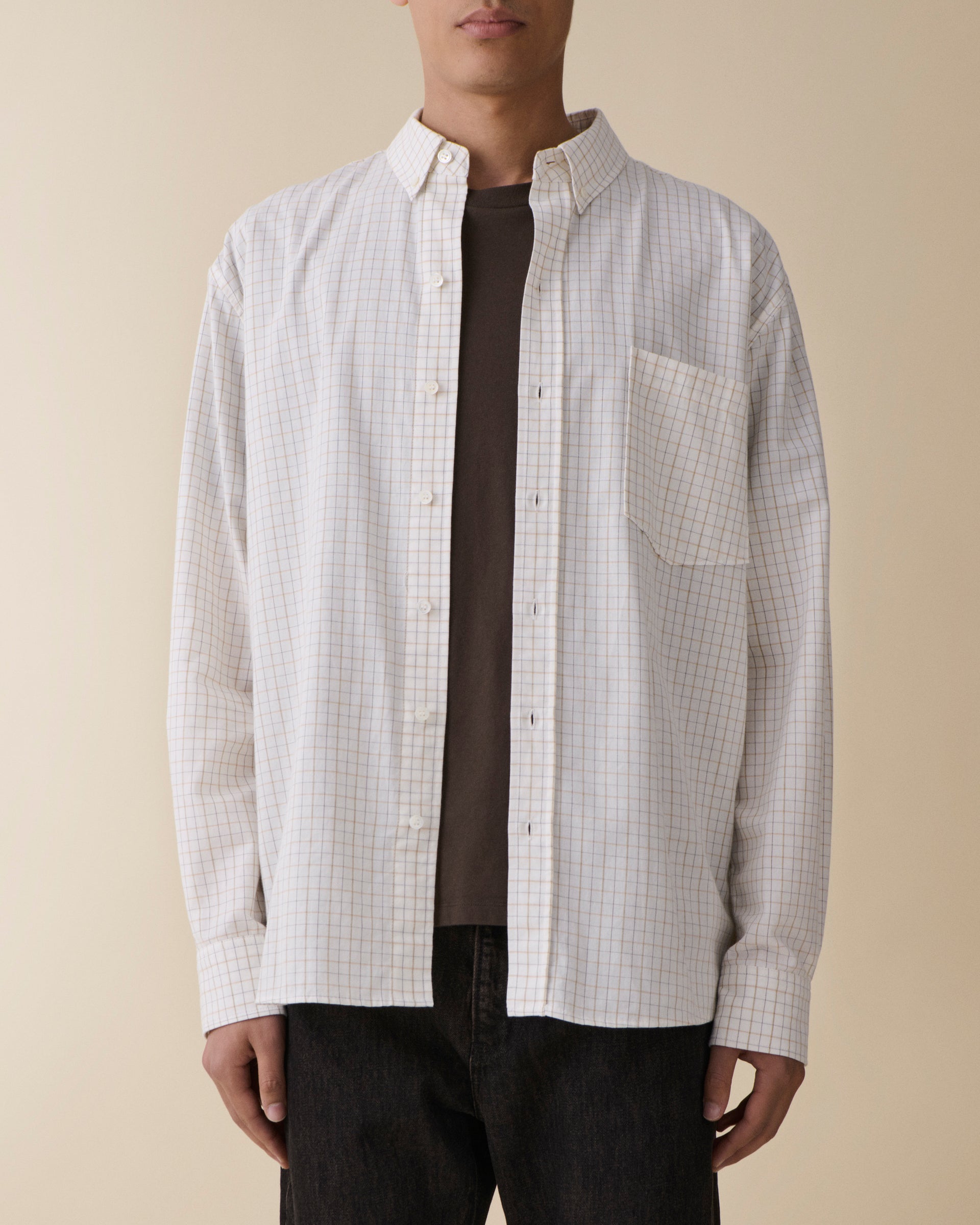 Theo Off White Check