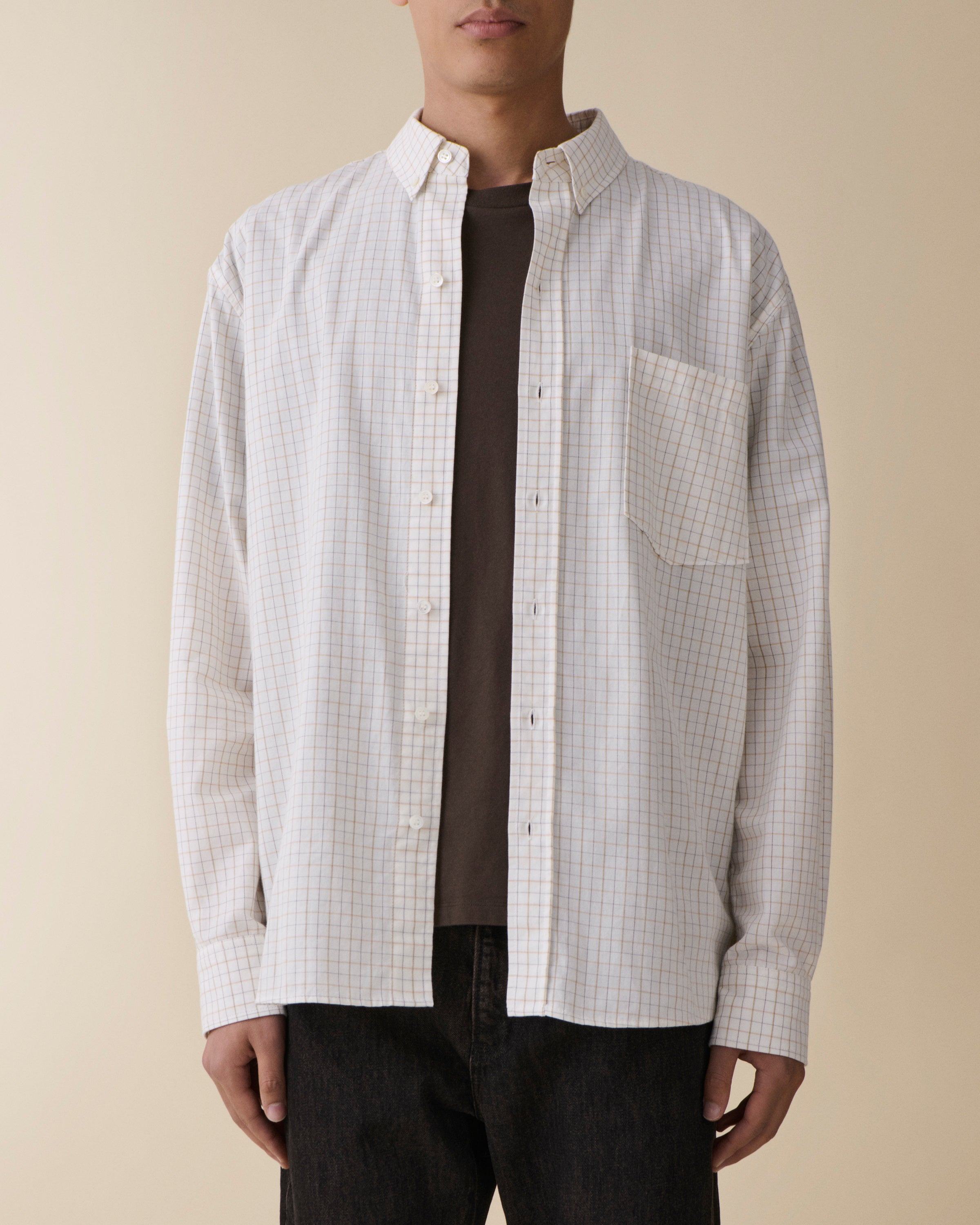 Theo Off White Check