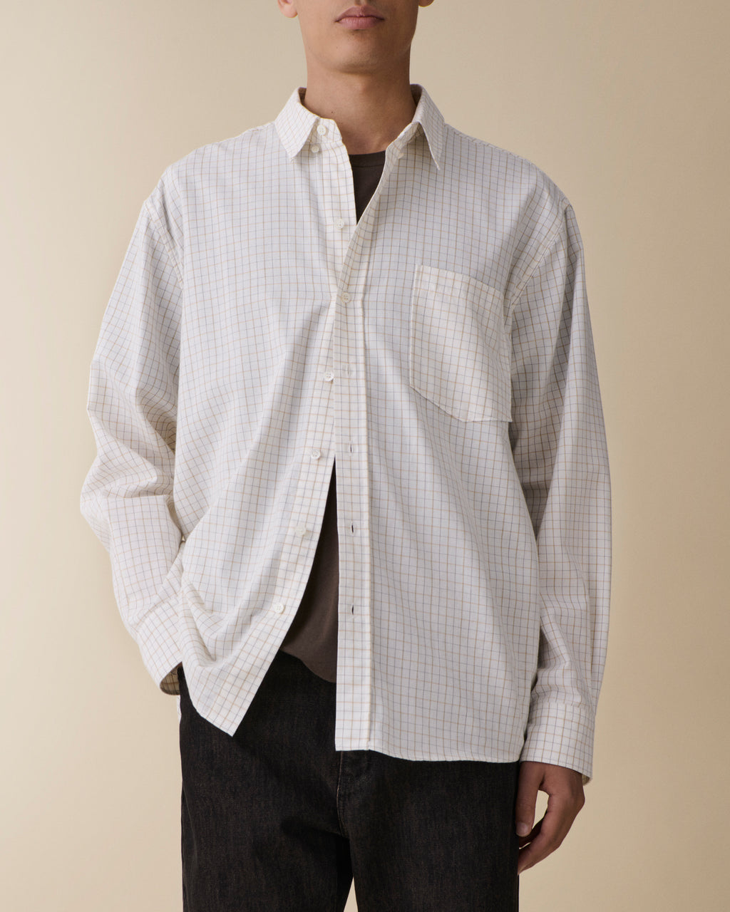 Theo Off White Check