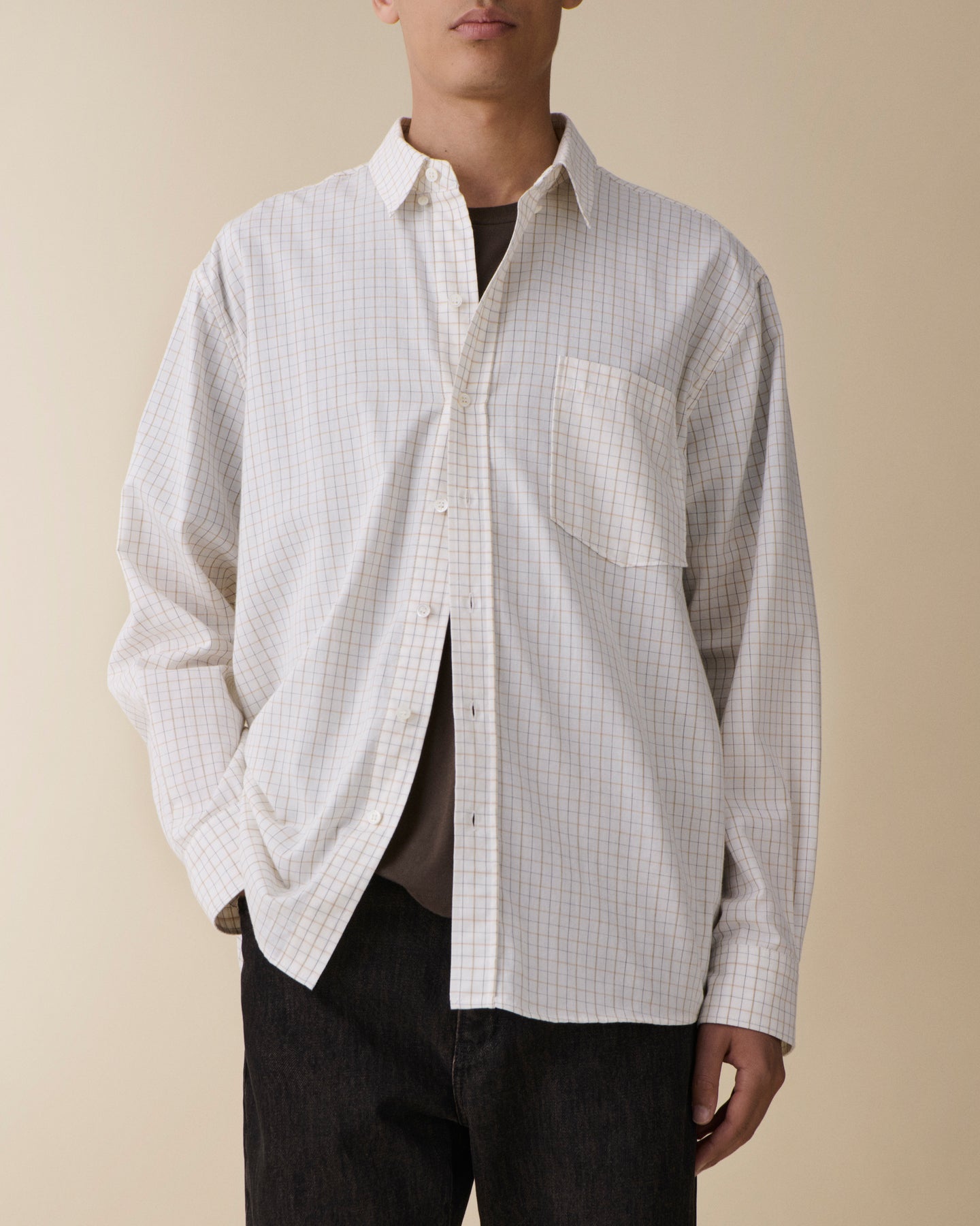 Theo Off White Check