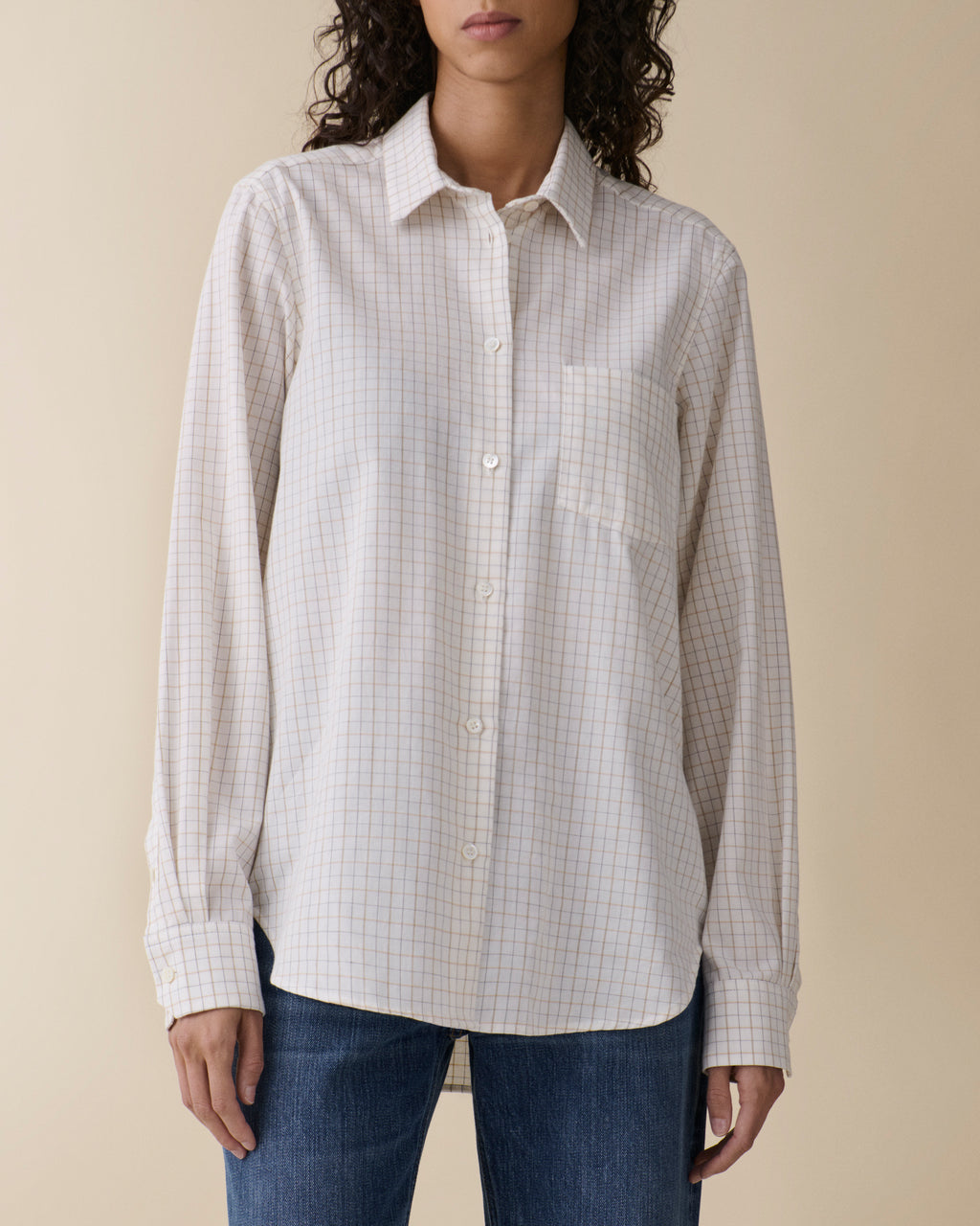 Elise Off White Check