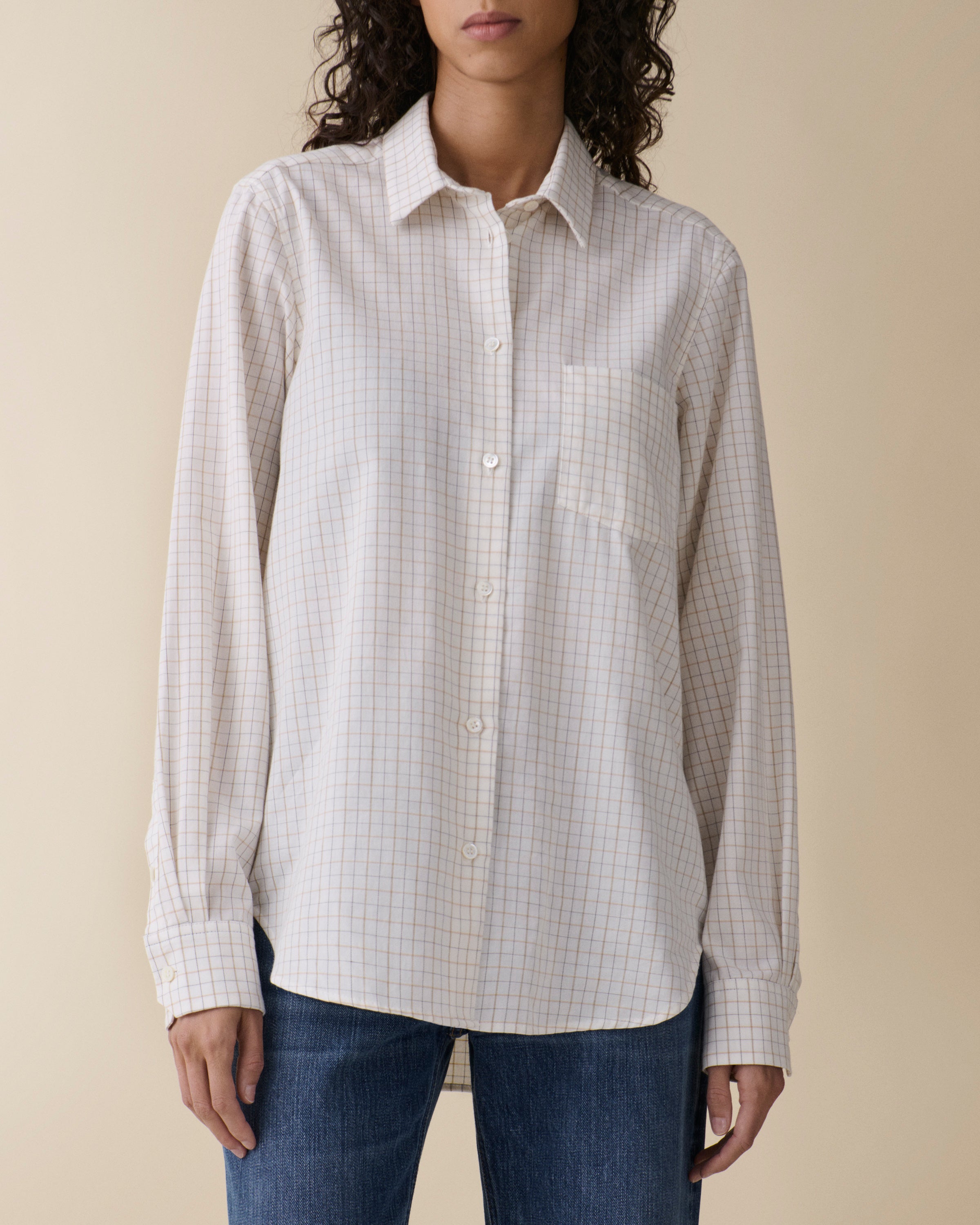 Elise Off White Check