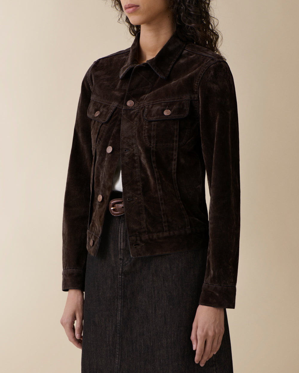 Elsa Brown Flock Corduroy