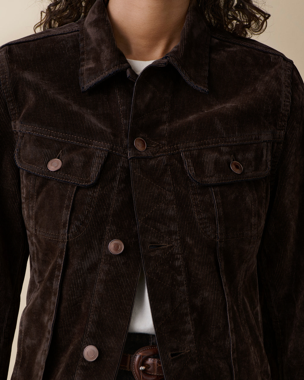 Elsa Brown Flock Corduroy