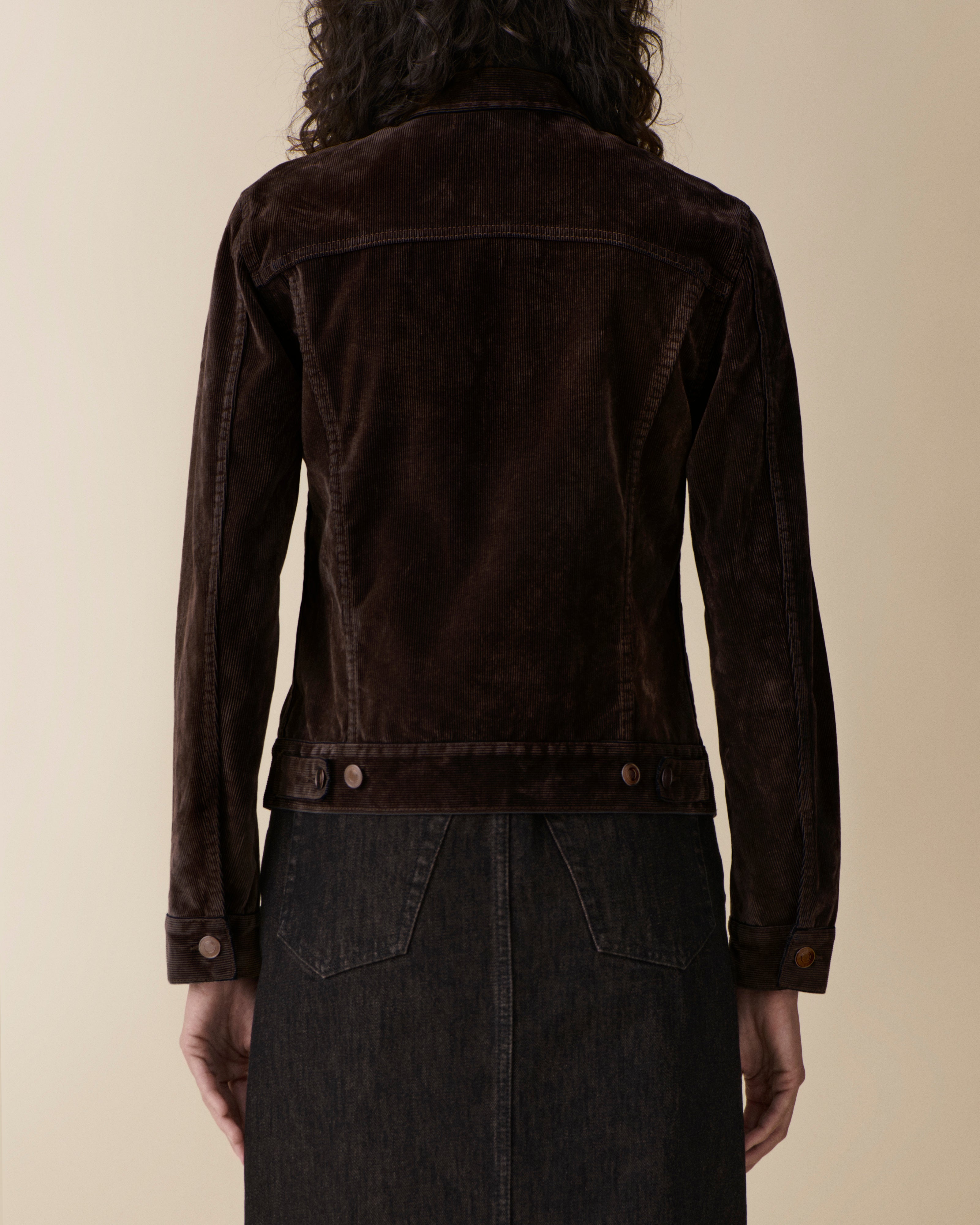 Elsa Brown Flock Corduroy