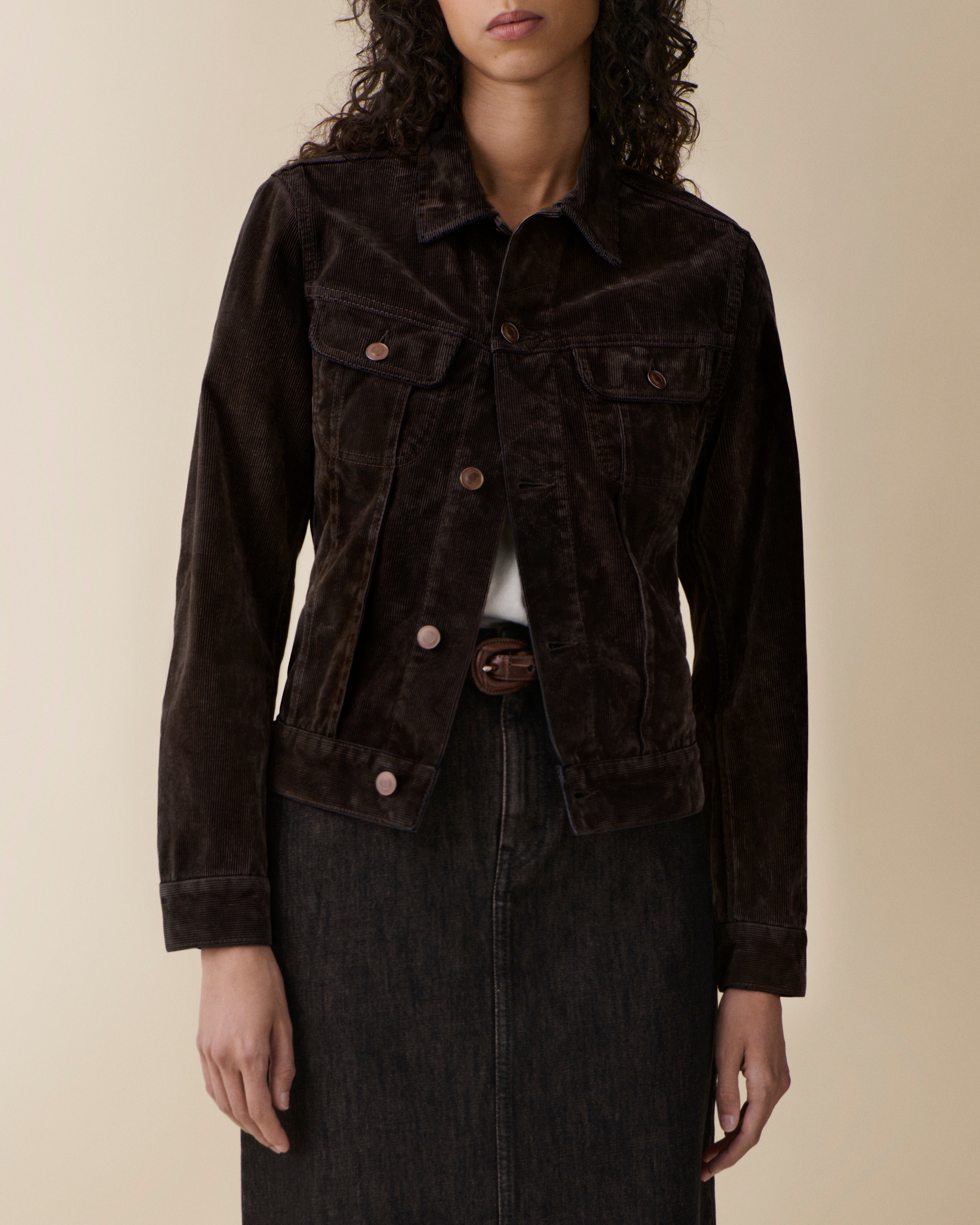 Elsa Brown Flock Corduroy