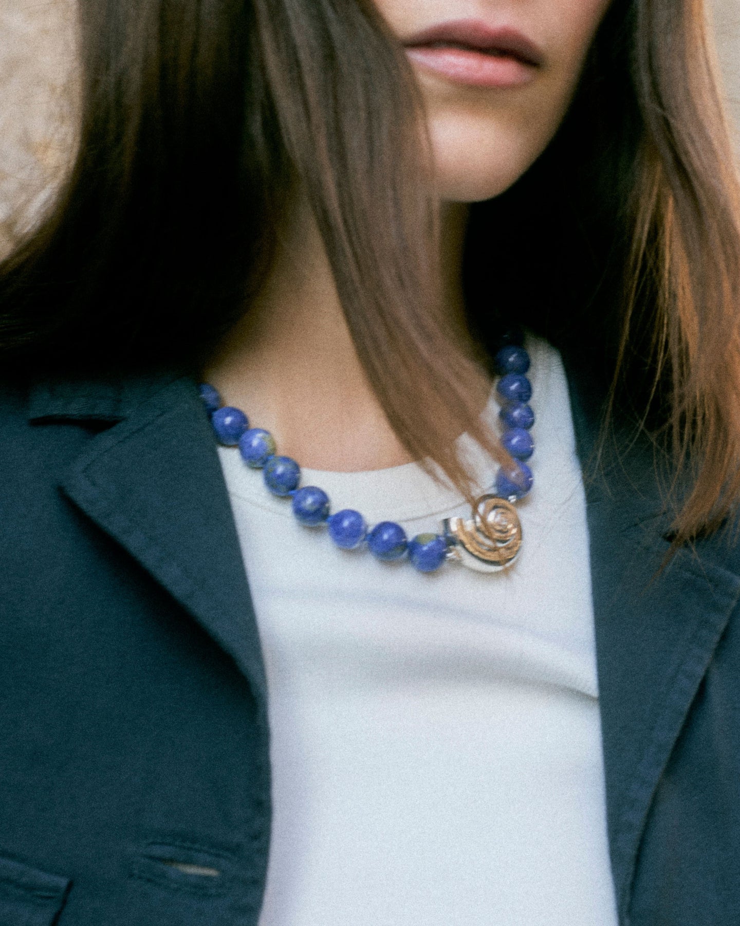 JEANERICA Atelier Nautilus Cobalto Collar