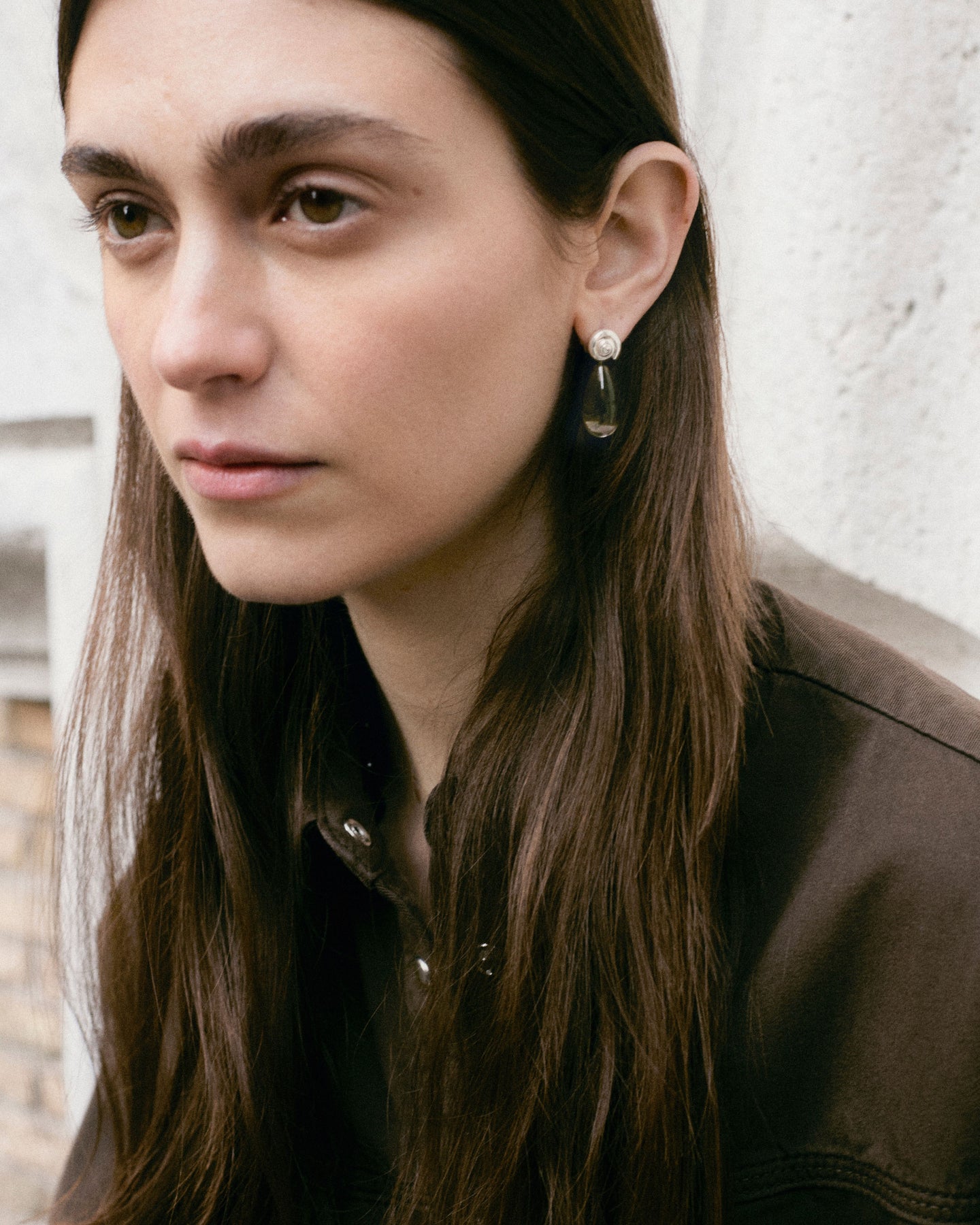JEANERICA Atelier Nautilus Smoky Earrings