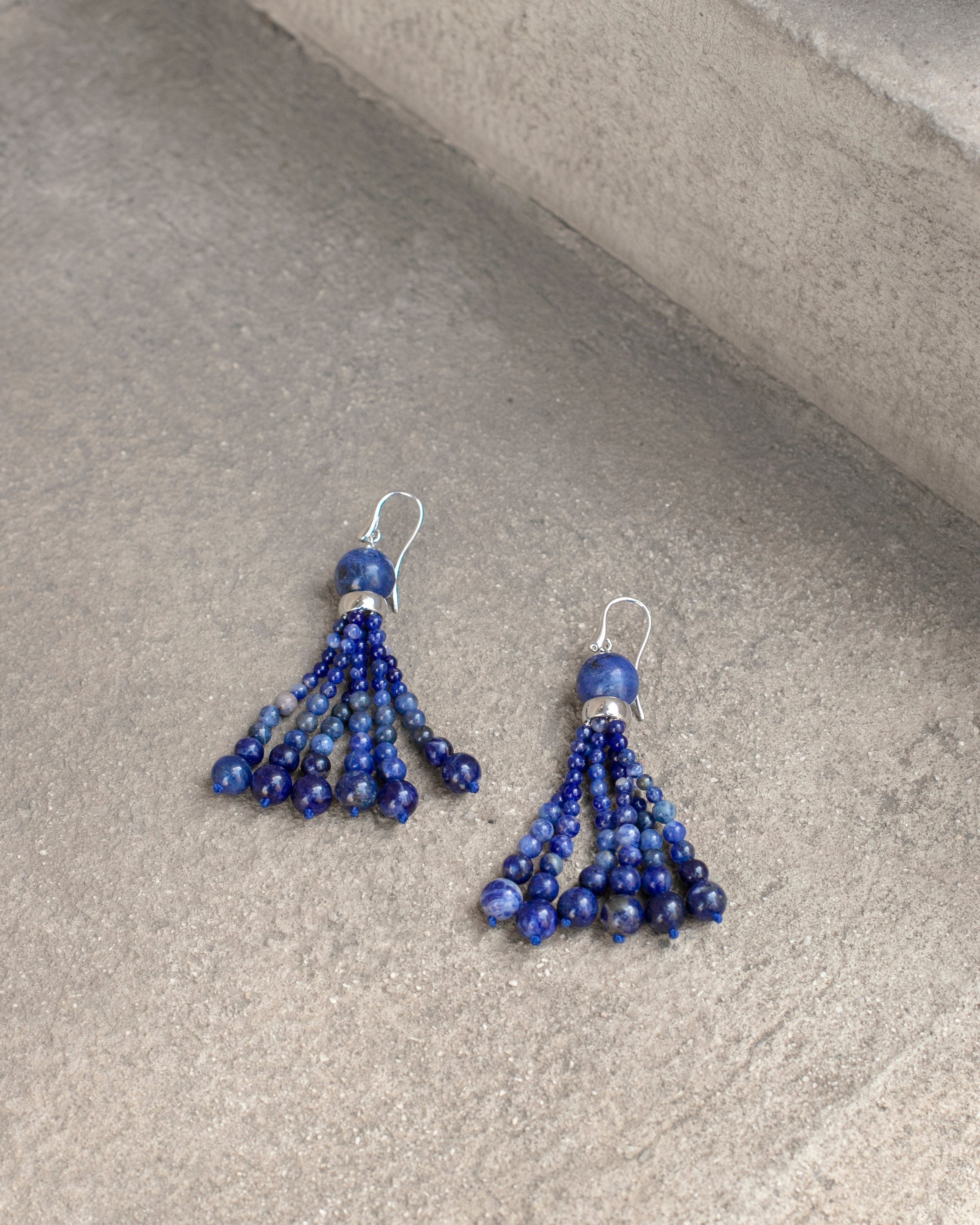 JEANERICA Atelier Venice Opera Indigo Earrings