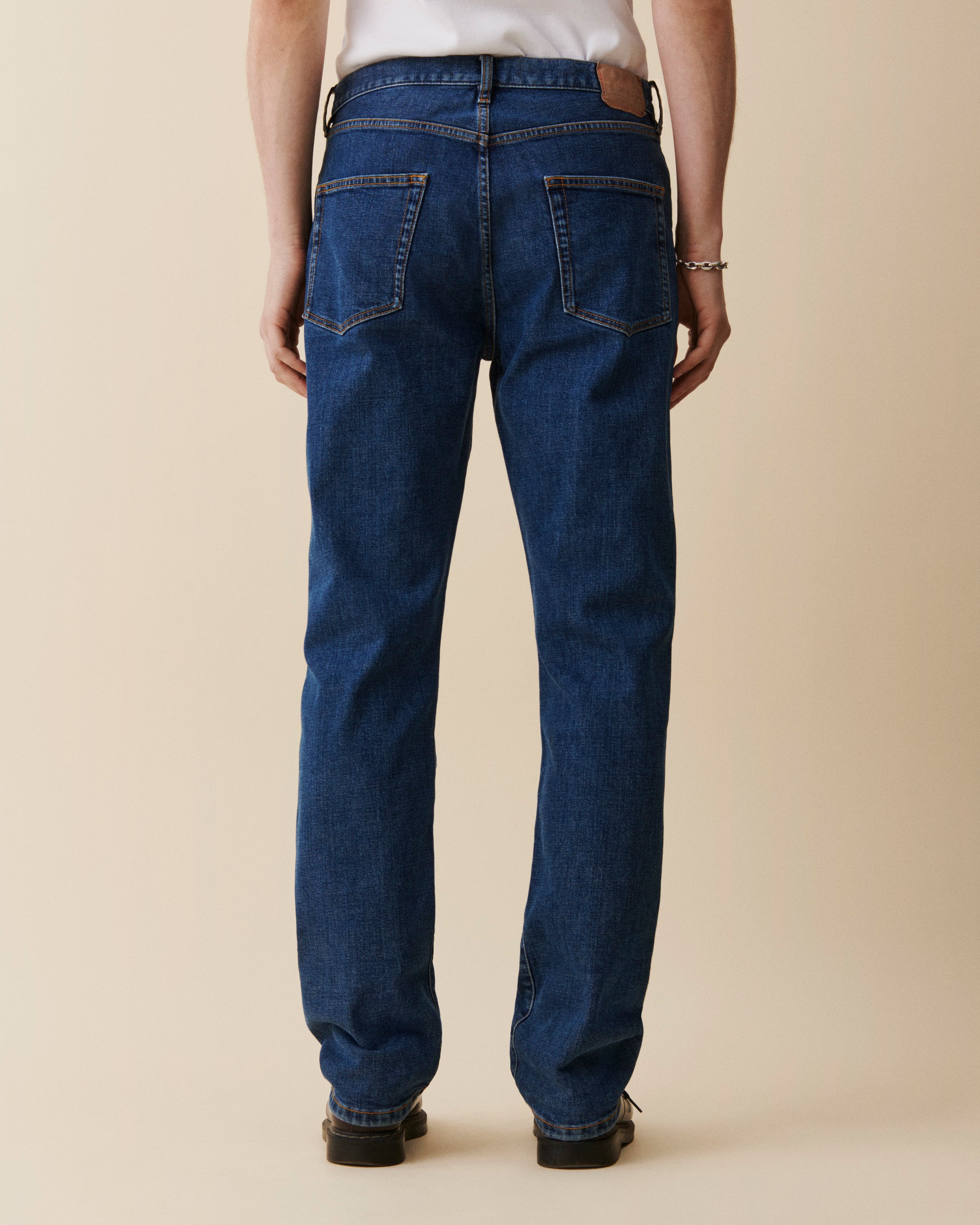 Men's Casual Straight Blue Jeans - Jeanerica