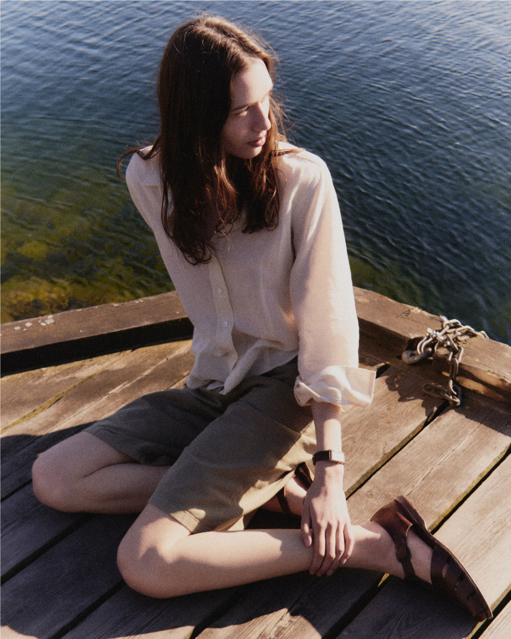 Hanne Shorts Light Khaki