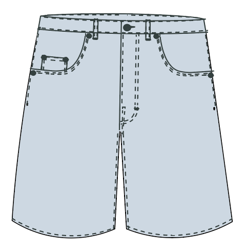 Belem Shorts Light Vintage