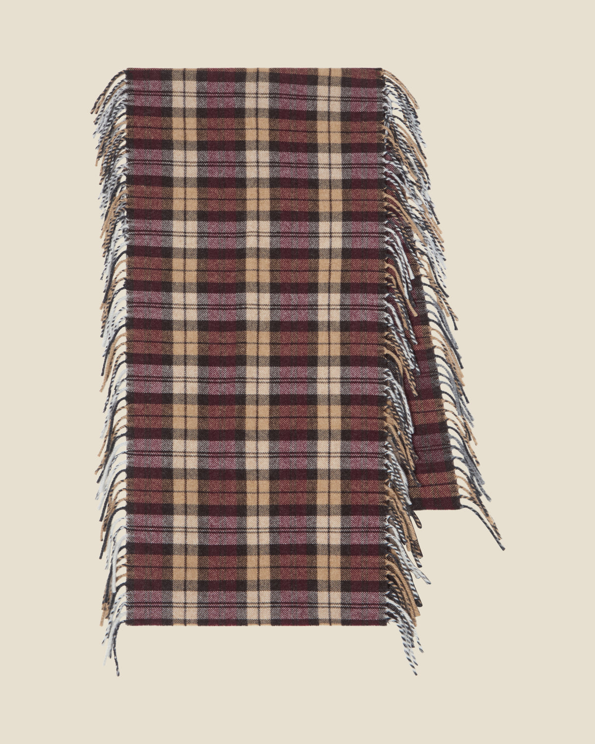Aira Scarf Burgundy — JEANERICA Atelier x Begg x Co