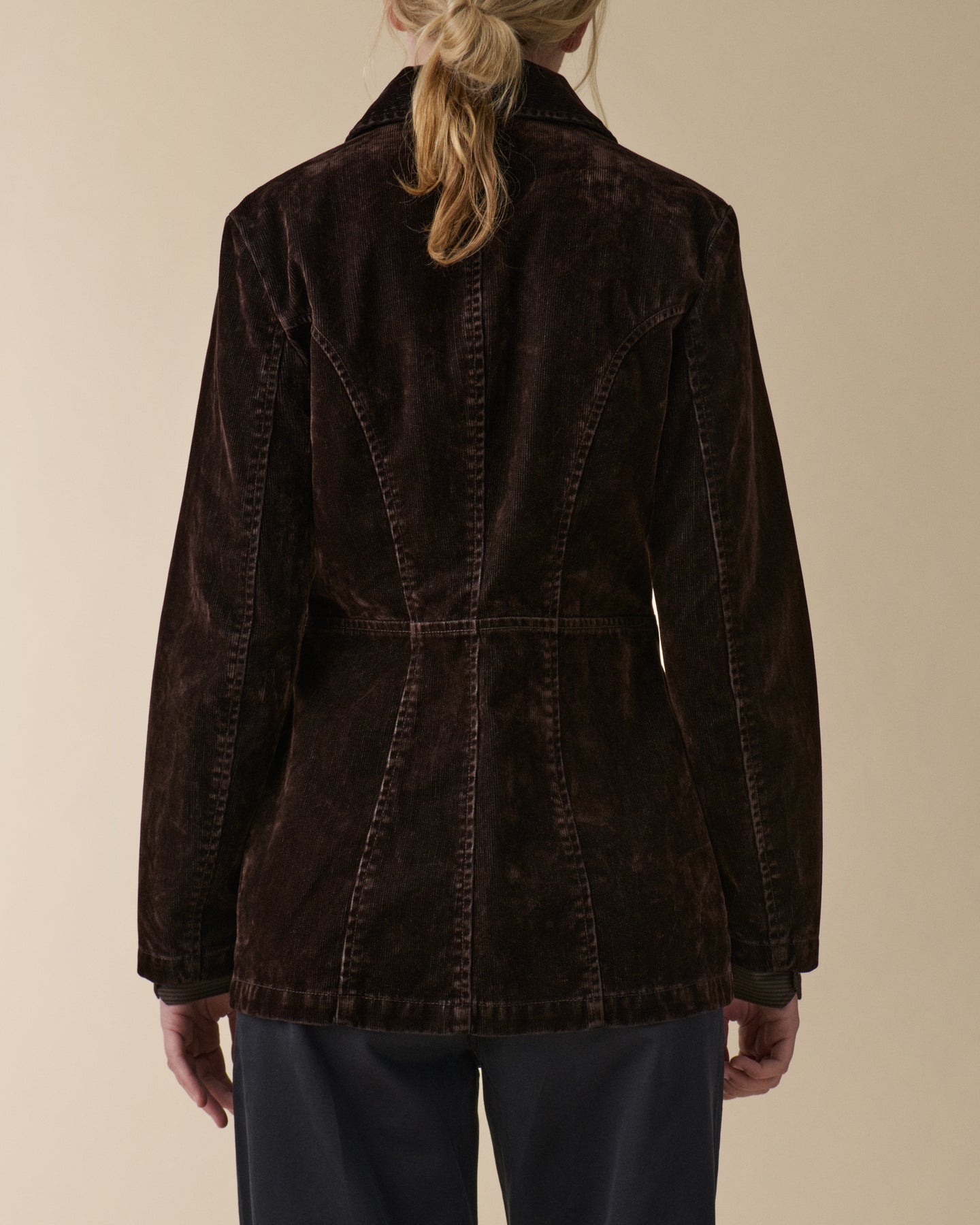 Agnes Brown Flock Corduroy