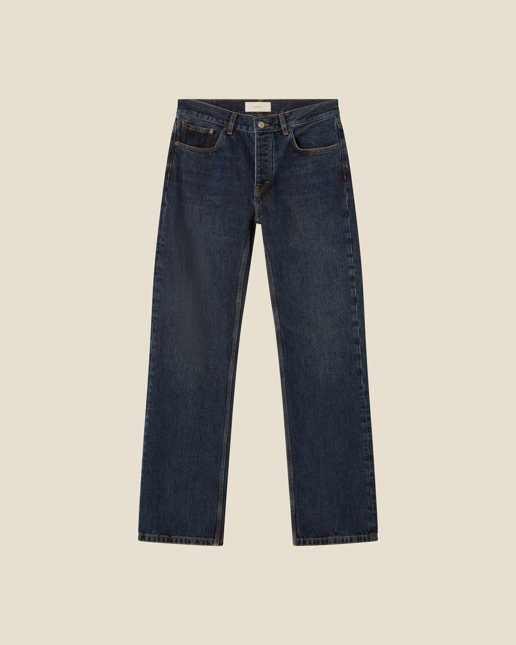 Arrow Honey Mid Blue flat (beige background)