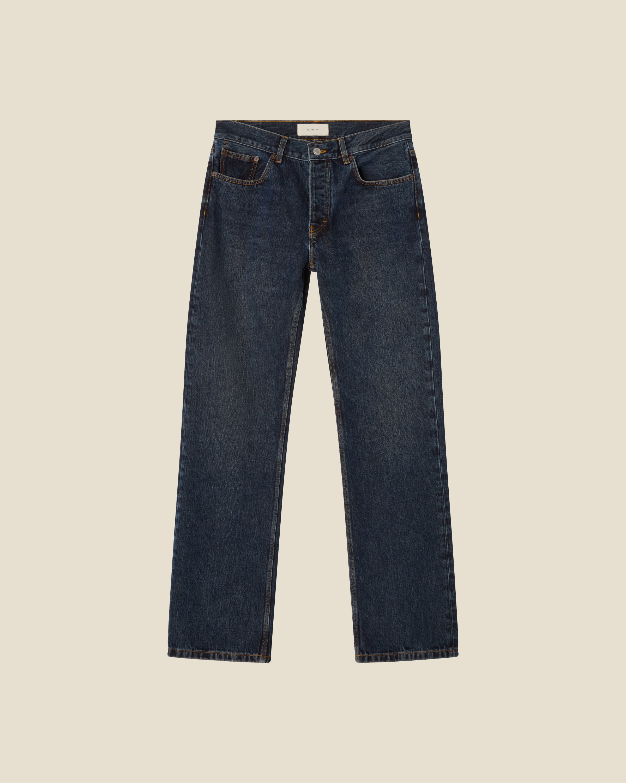 Arrow Honey Mid Blue flat (beige background)