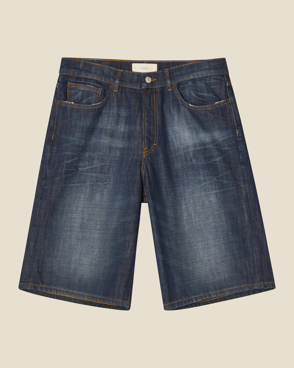 Brera Shorts Coated Indigo