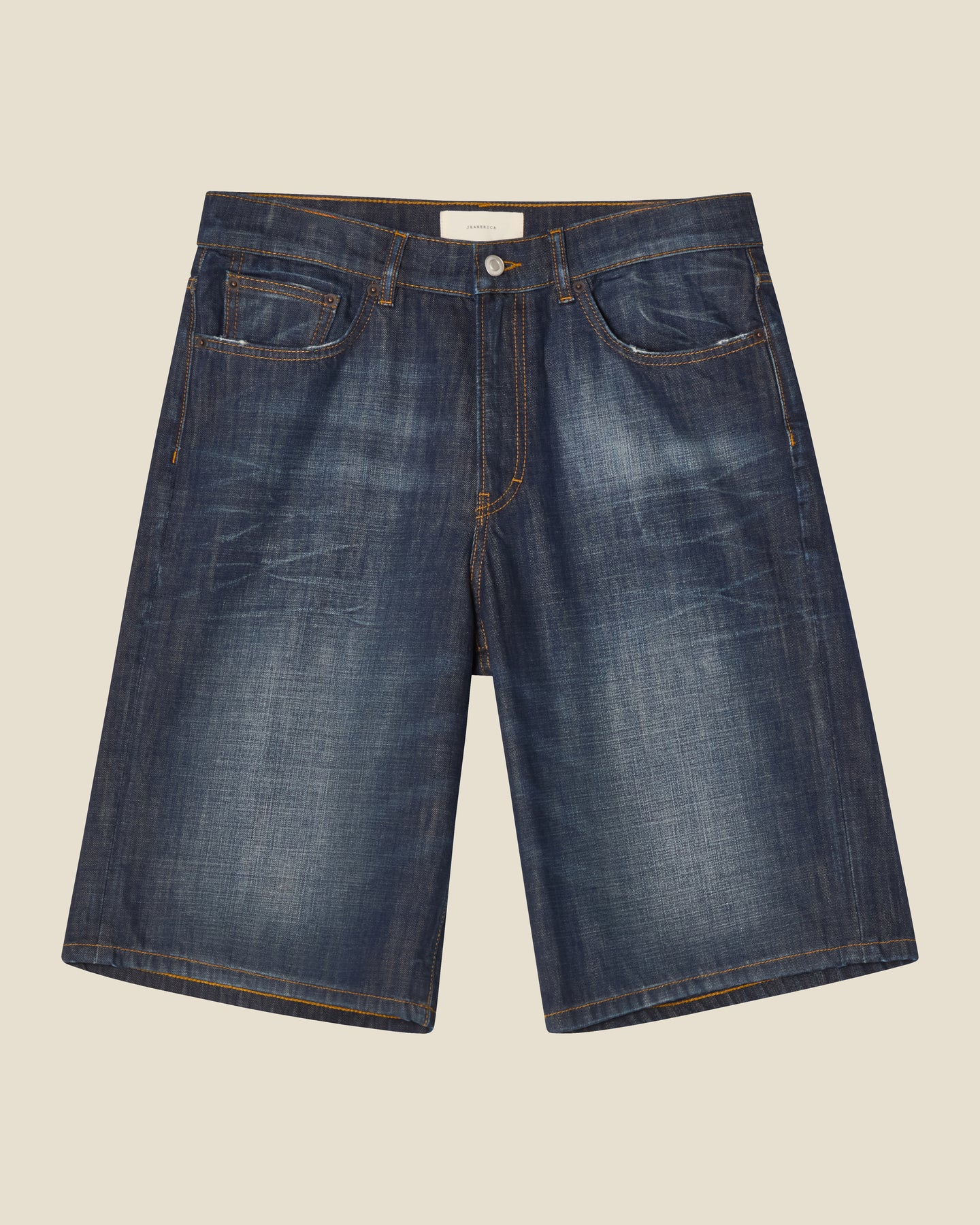 Brera Shorts Coated Indigo