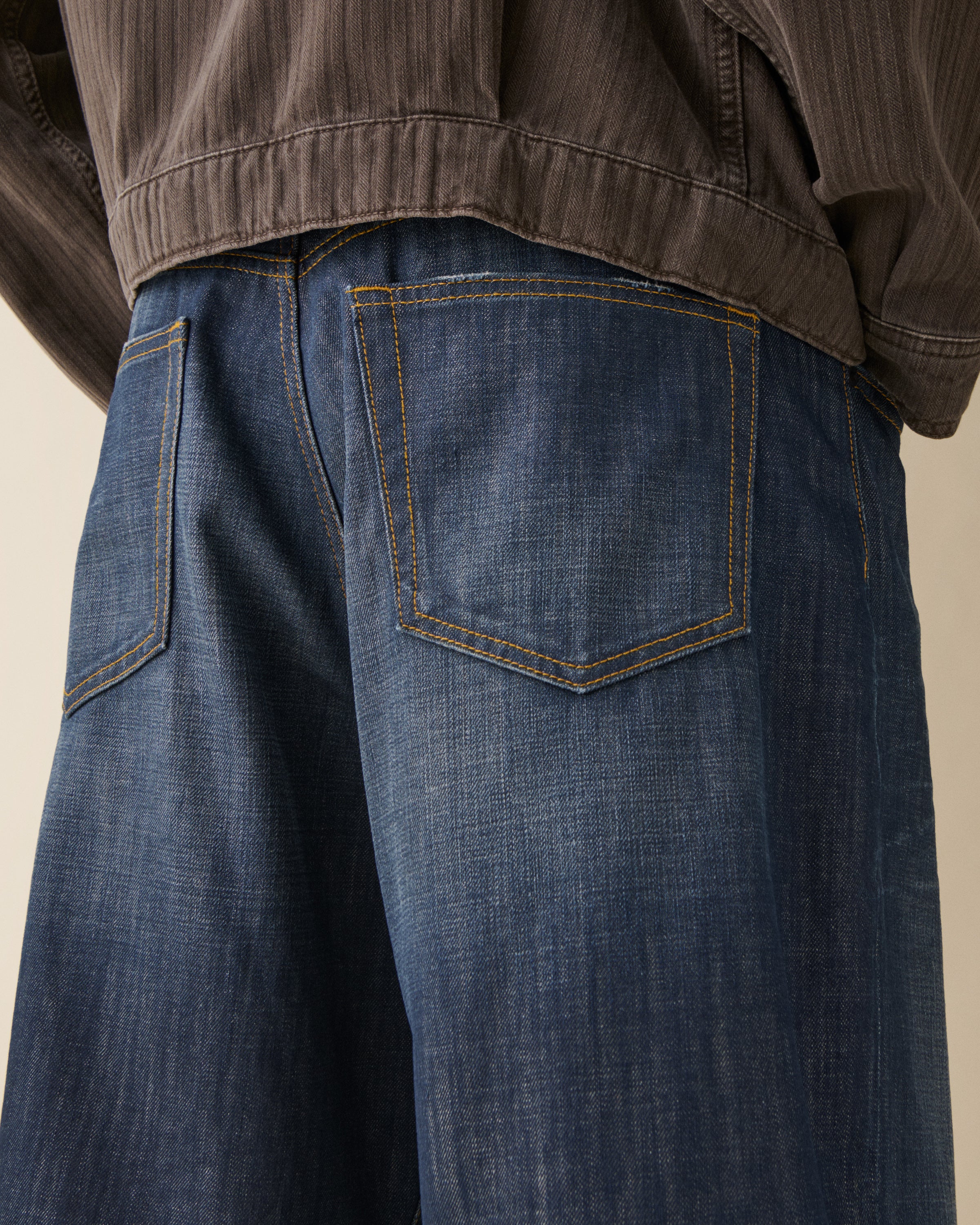 Brera Shorts Coated Indigo