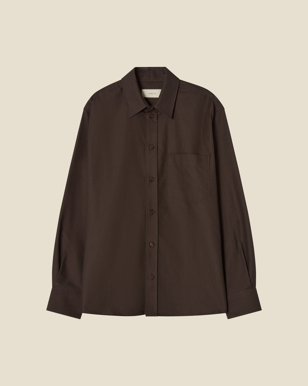 Byron Brown Stripe flat (beige background)