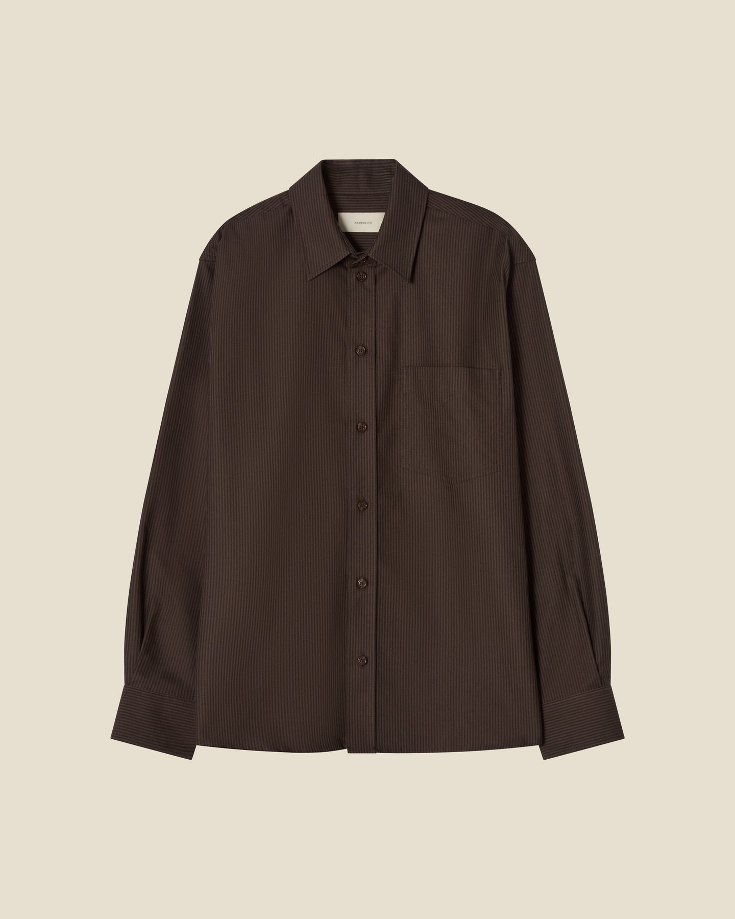 Byron Brown Stripe flat (beige background)