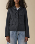 Carole Peplum Grey