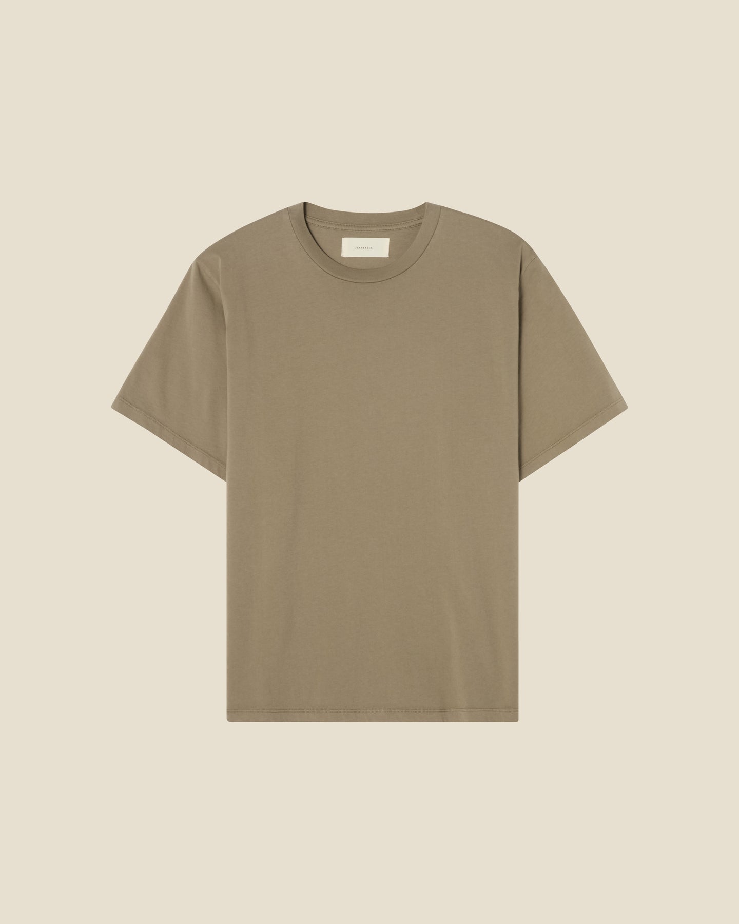 Delon Khaki Beige flat (beige background)