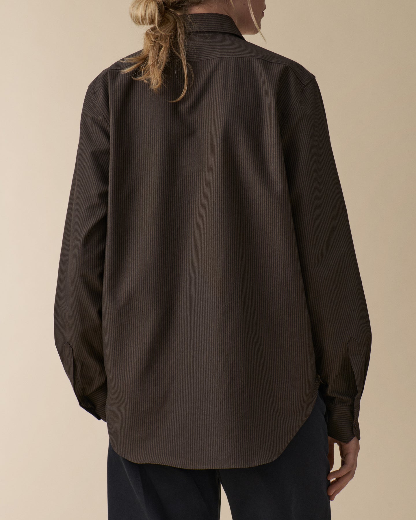 Elise Brown Stripe