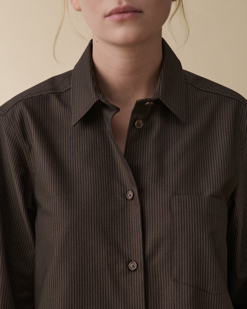 Elise Brown Stripe