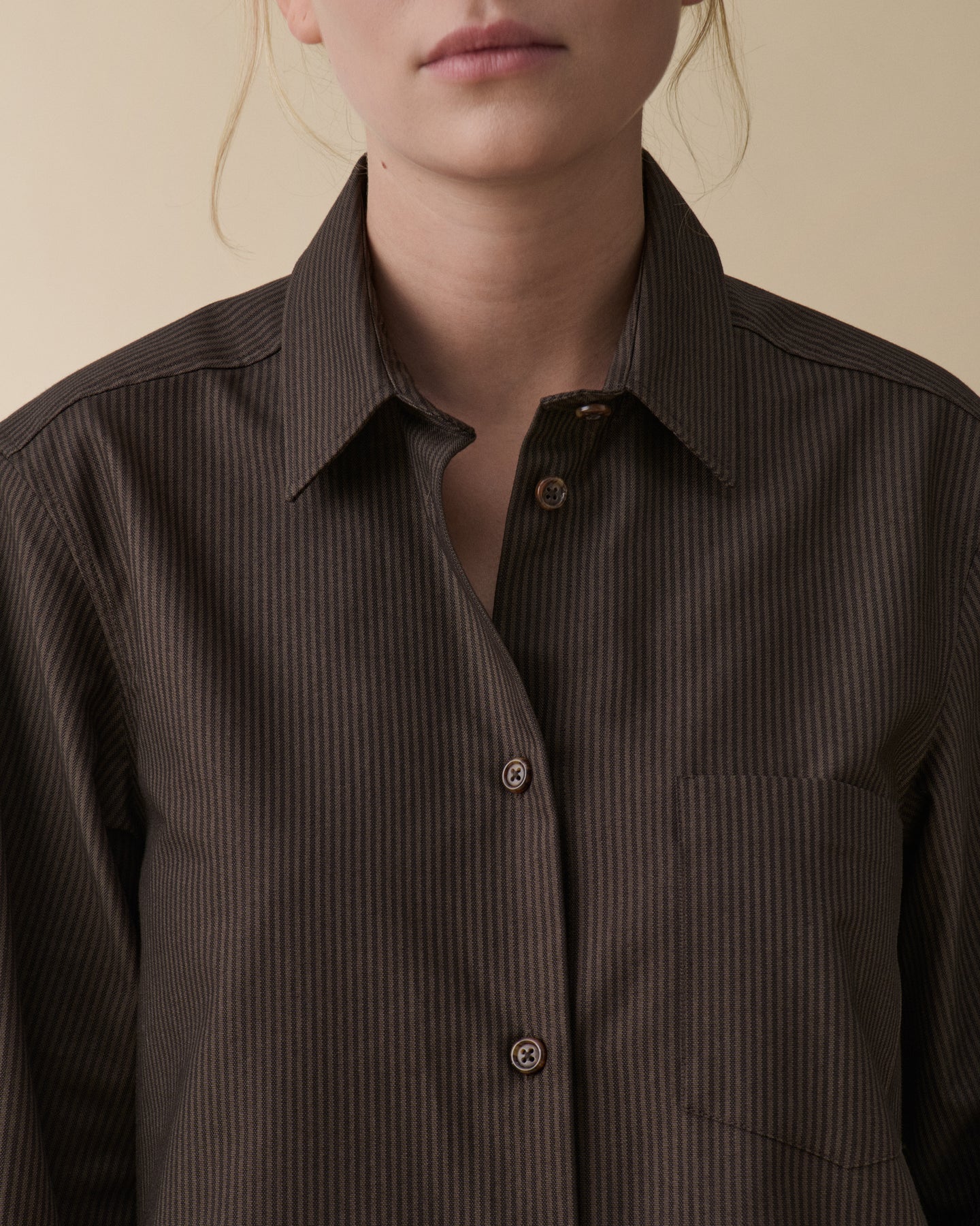 Elise Brown Stripe