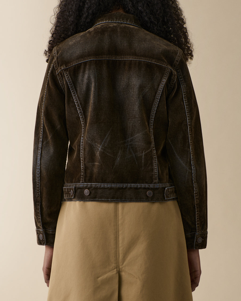 Elsa Green Flock Corduroy Usata