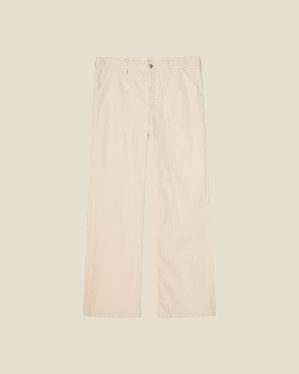 Genua Worker Chino Chevron Ecru