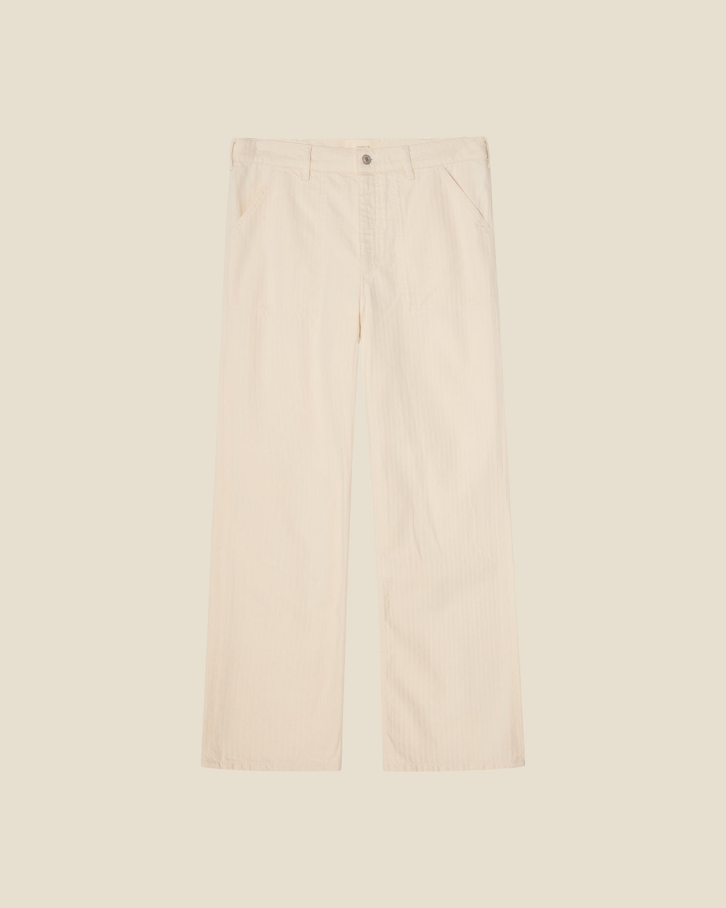 Genua Worker Chino Chevron Ecru