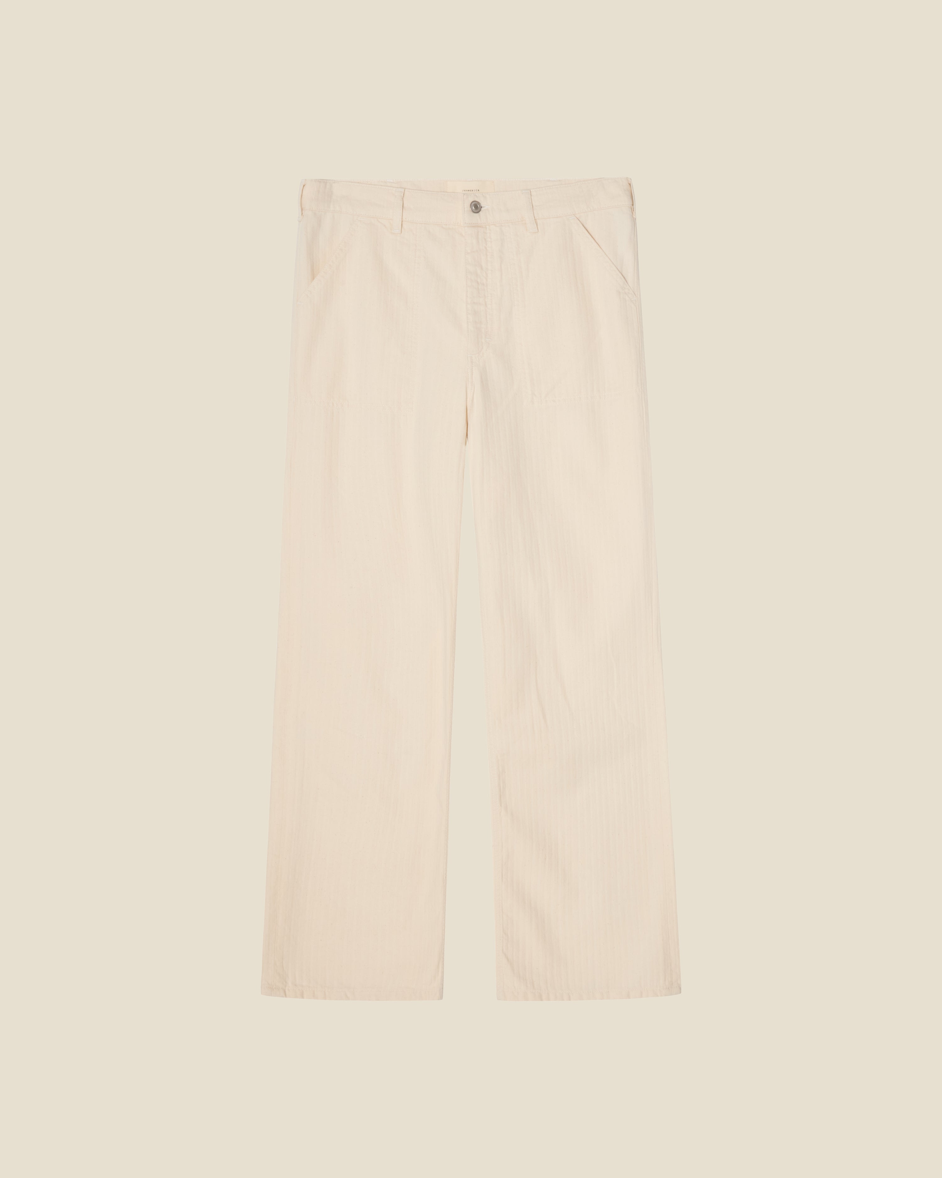 Genua Worker Chino Chevron Ecru