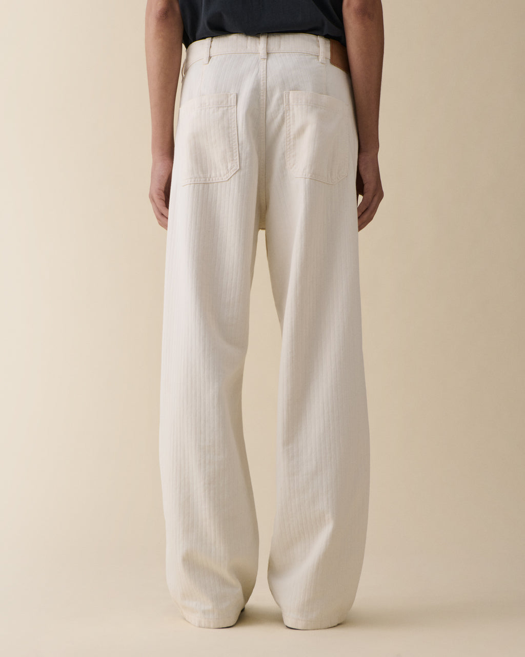 Genua Worker Chino Chevron Ecru