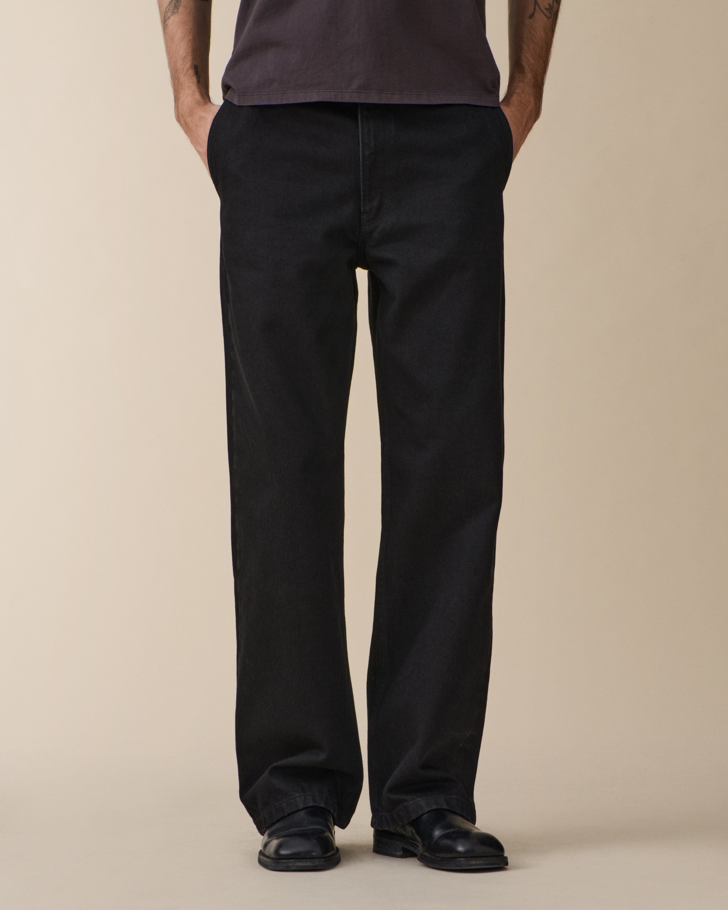 Genua Chino Black Rinse