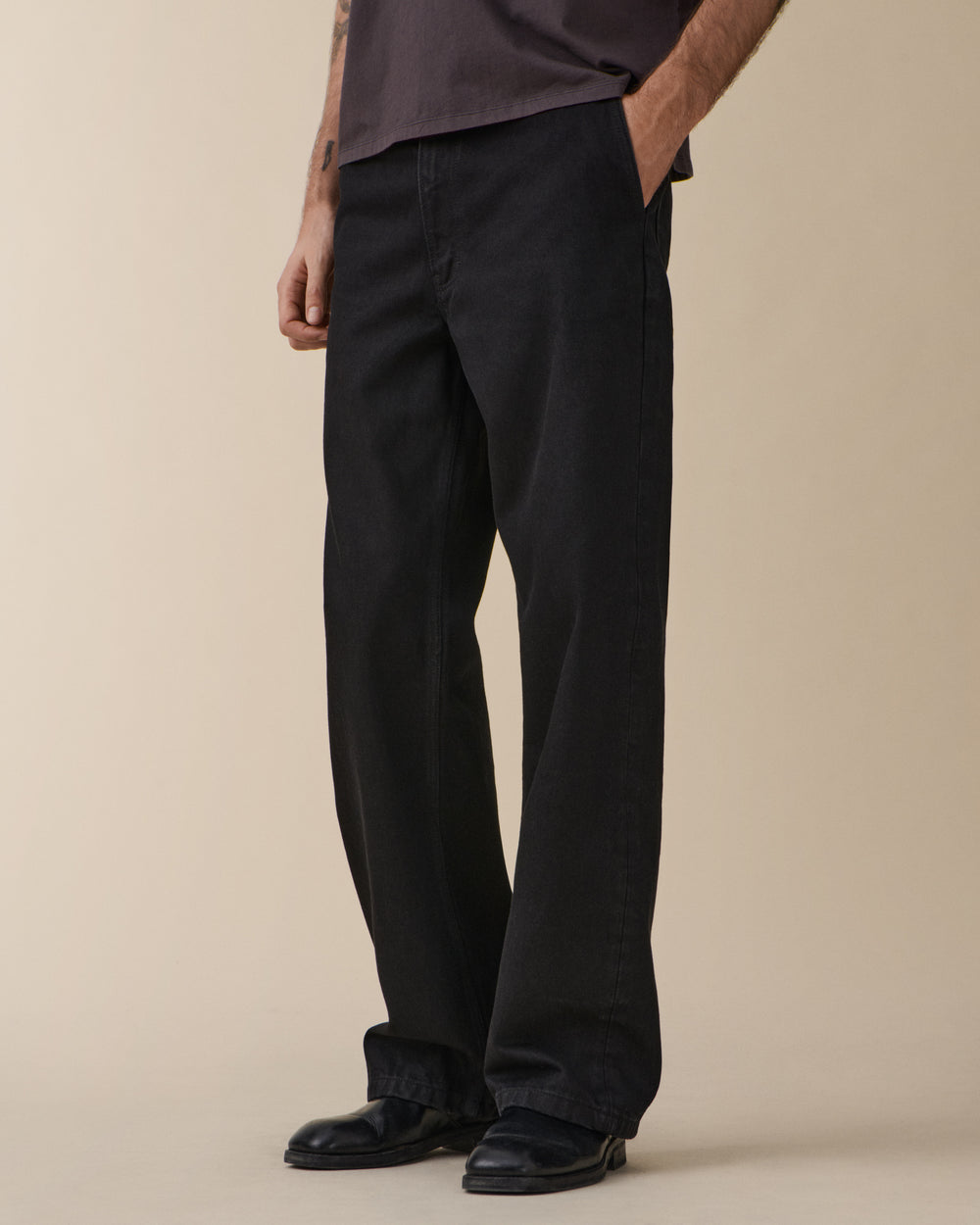 Genua Chino Black Rinse
