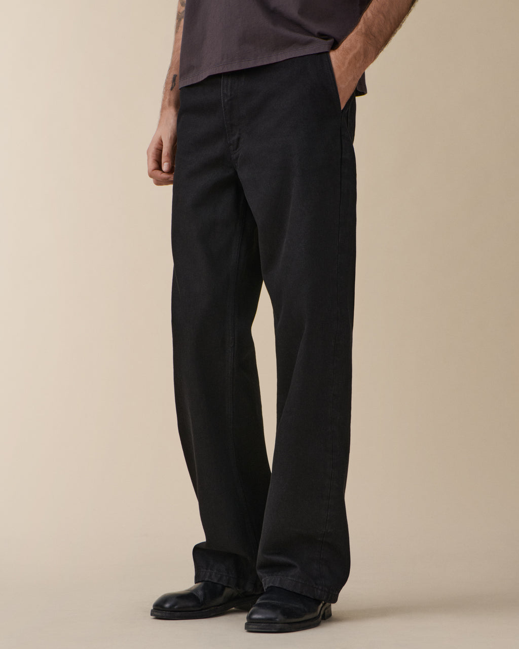 Genua Chino Black Rinse