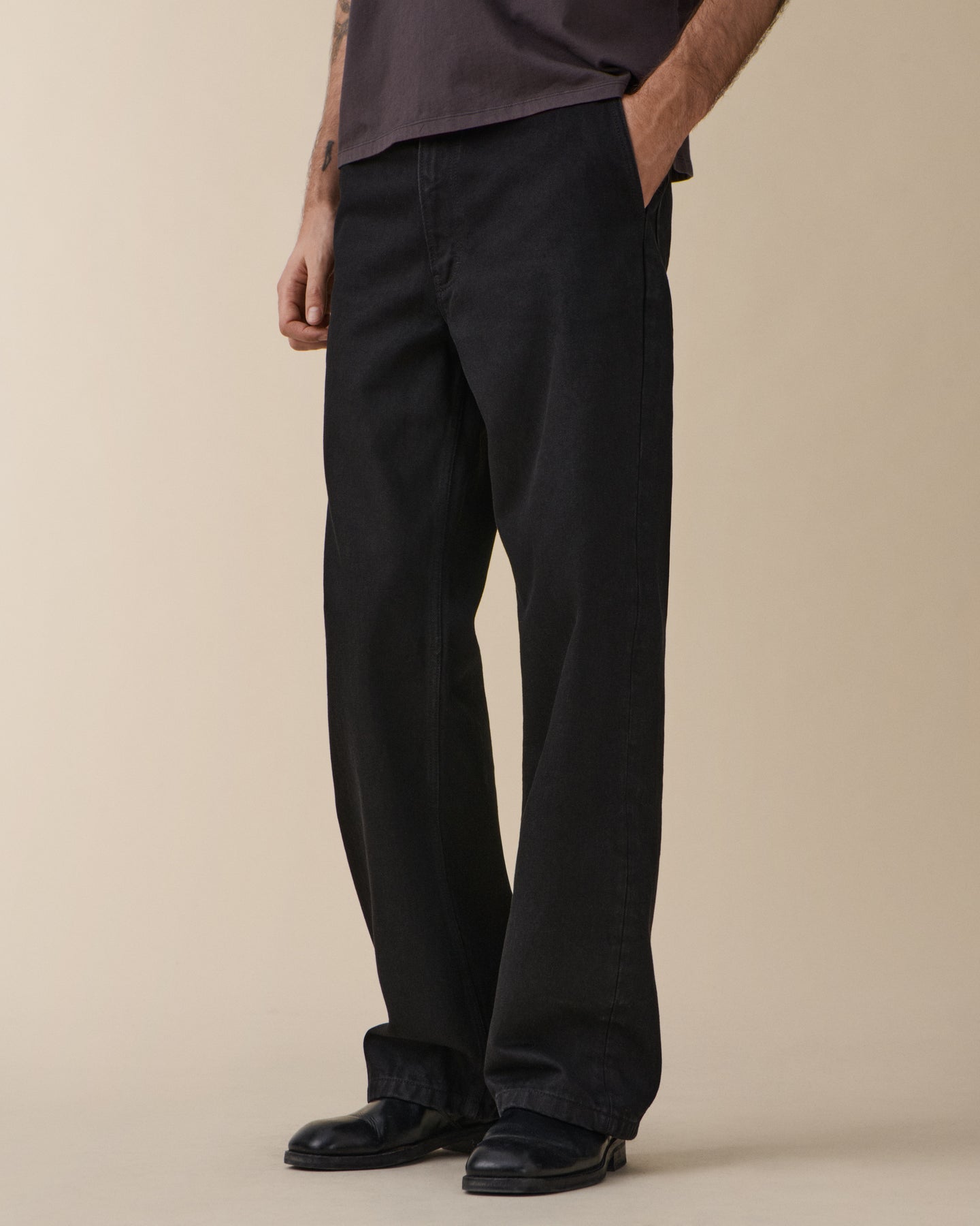 Genua Chino Black Rinse
