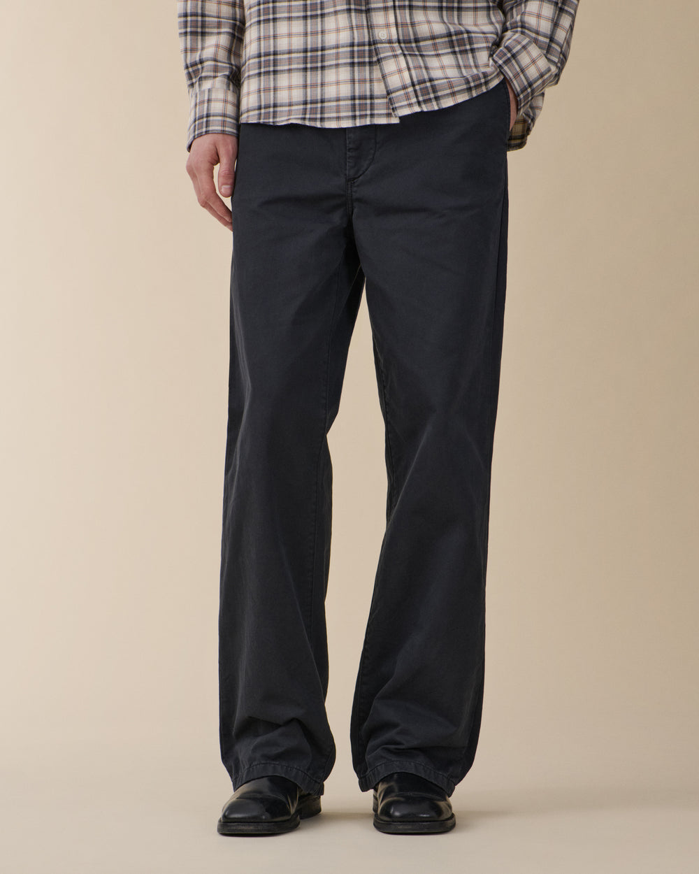 Genua Chino Black Washed