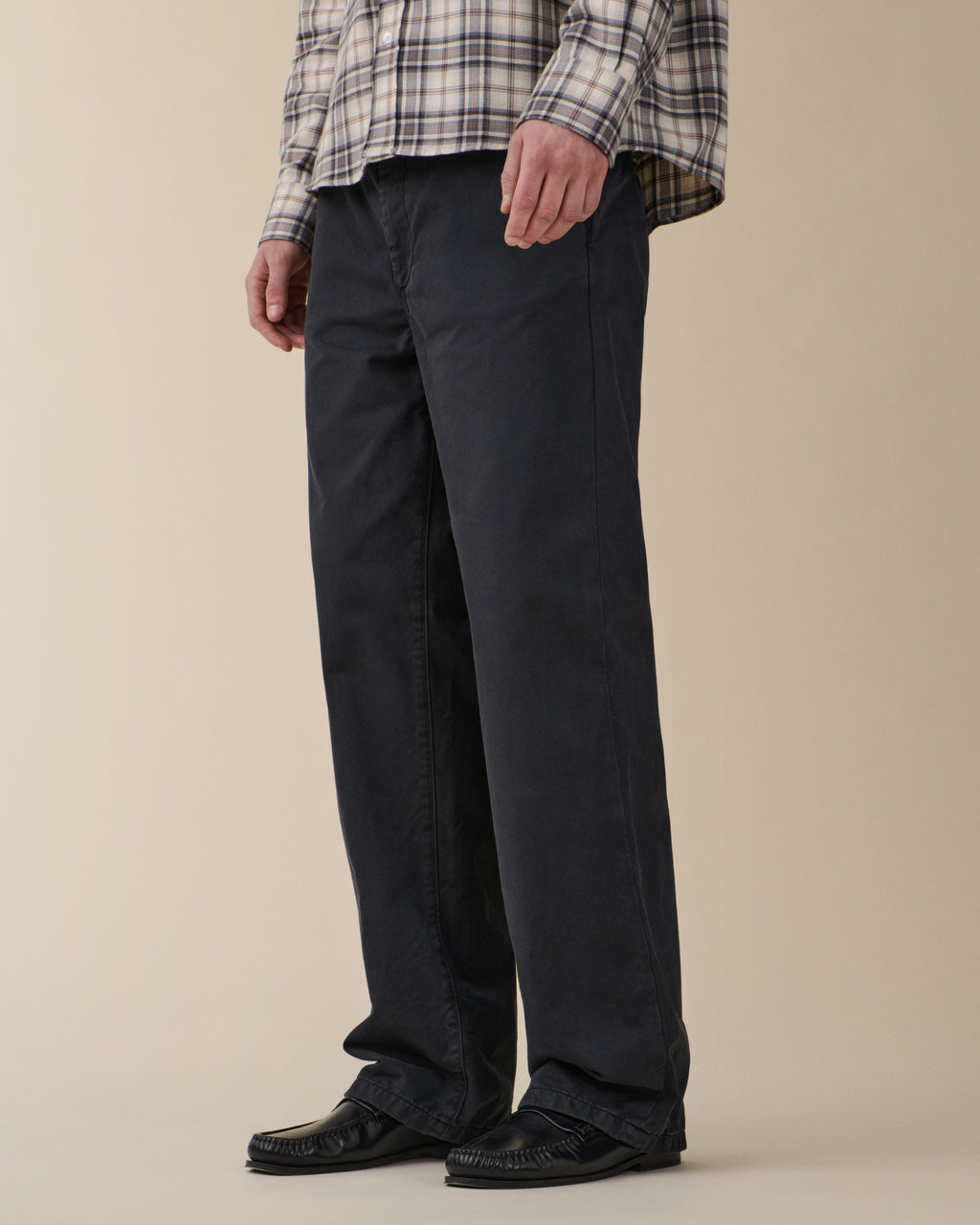 Genua Chino Black Washed