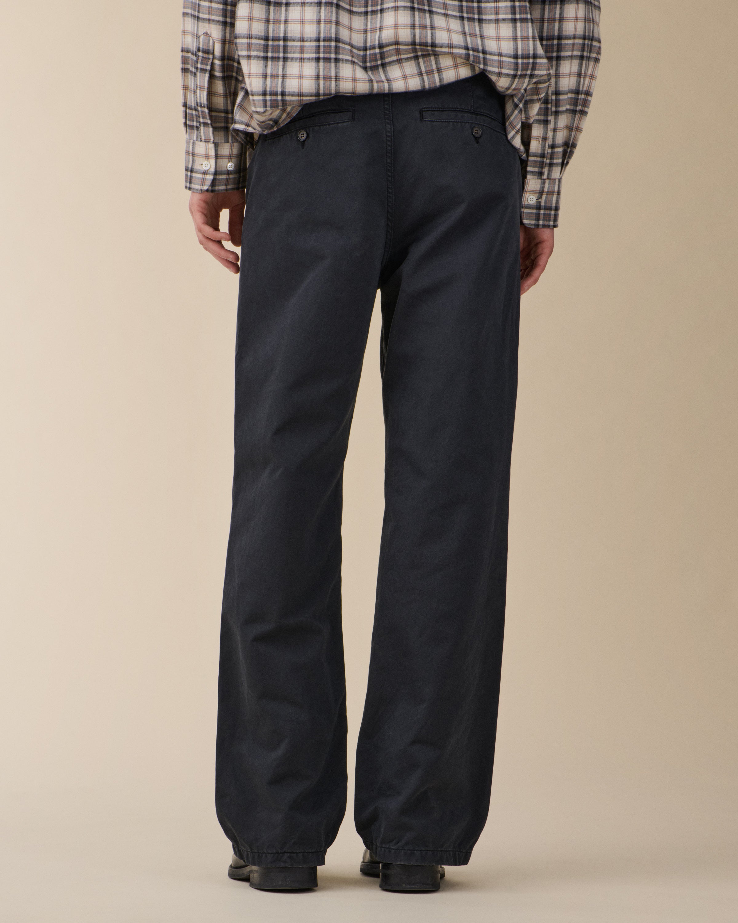 Genua Chino Black Washed
