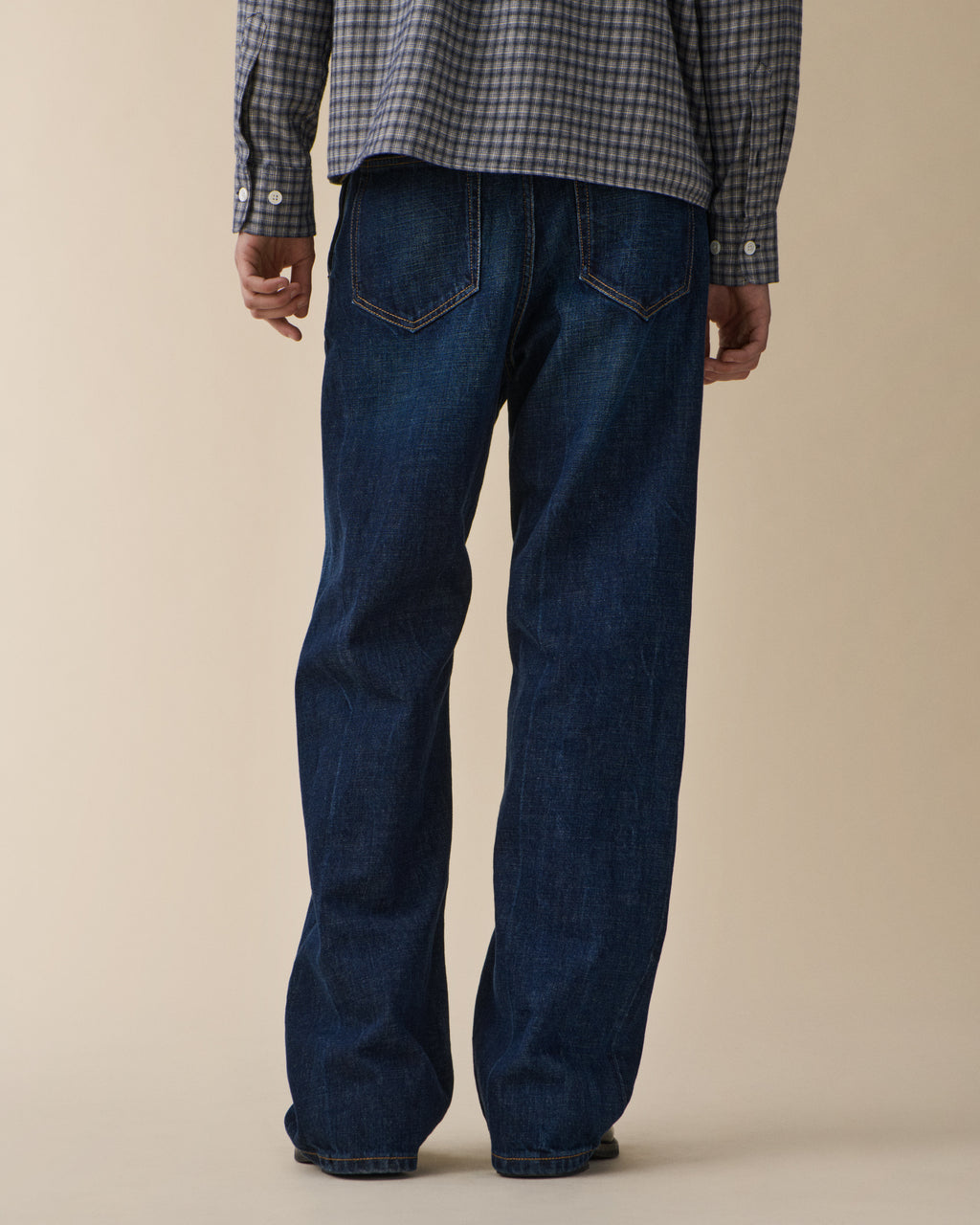 Genua Chino Dark Blue Selvedge